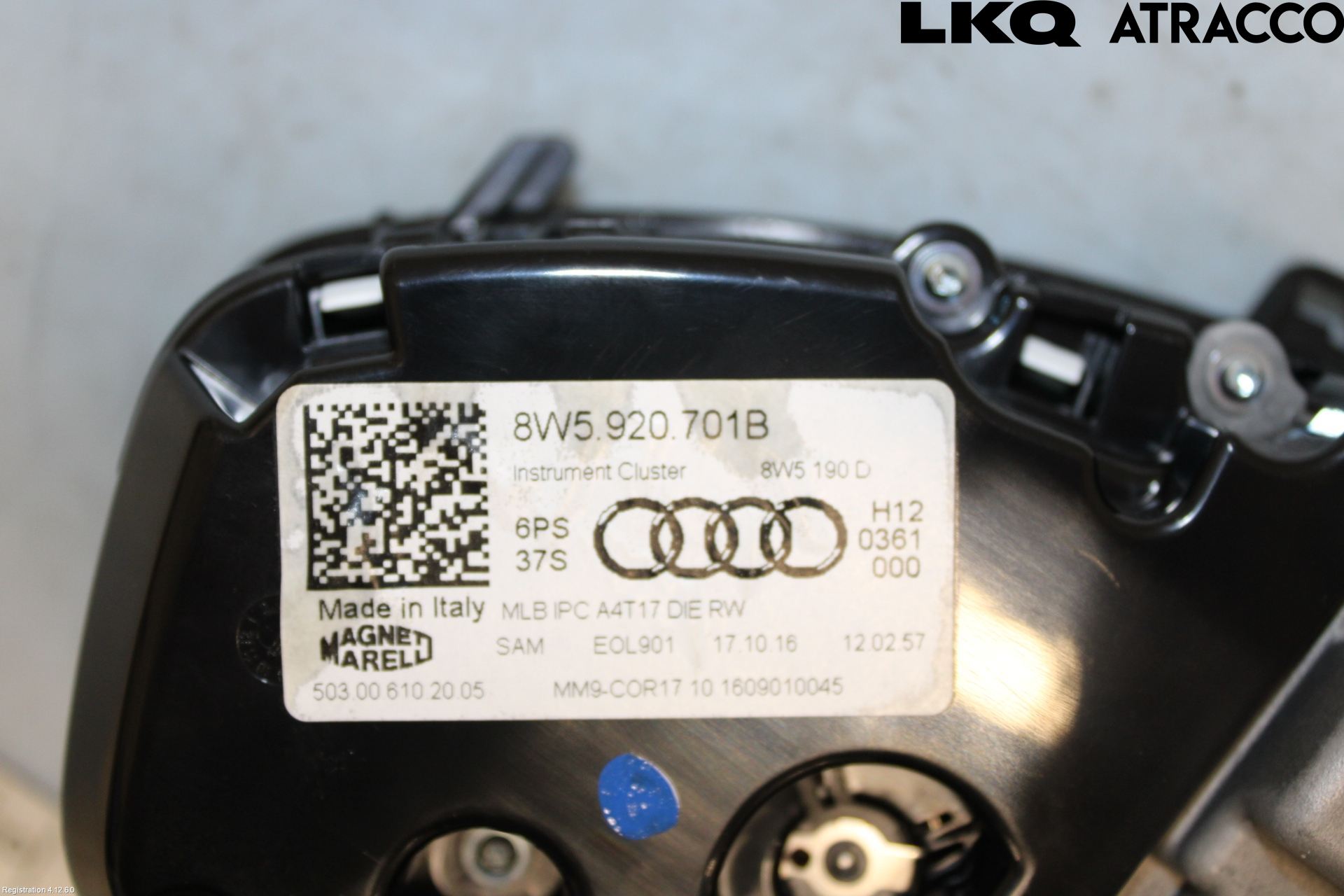 Audi A4/S4 B9 16-19 Instrument Komb