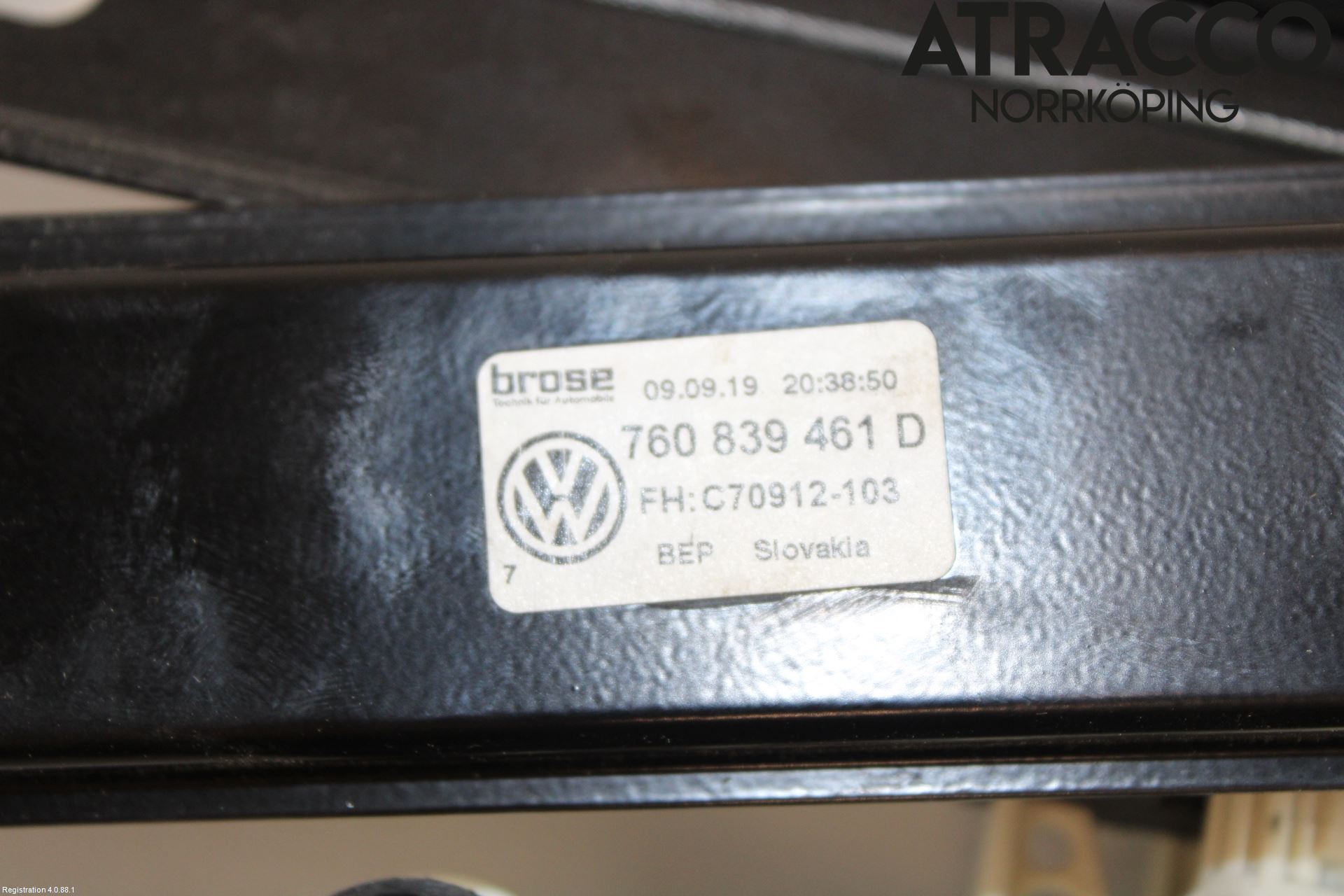 Volkswagen VW TOUAREG CR 18- Fönsterhiss El Kompl