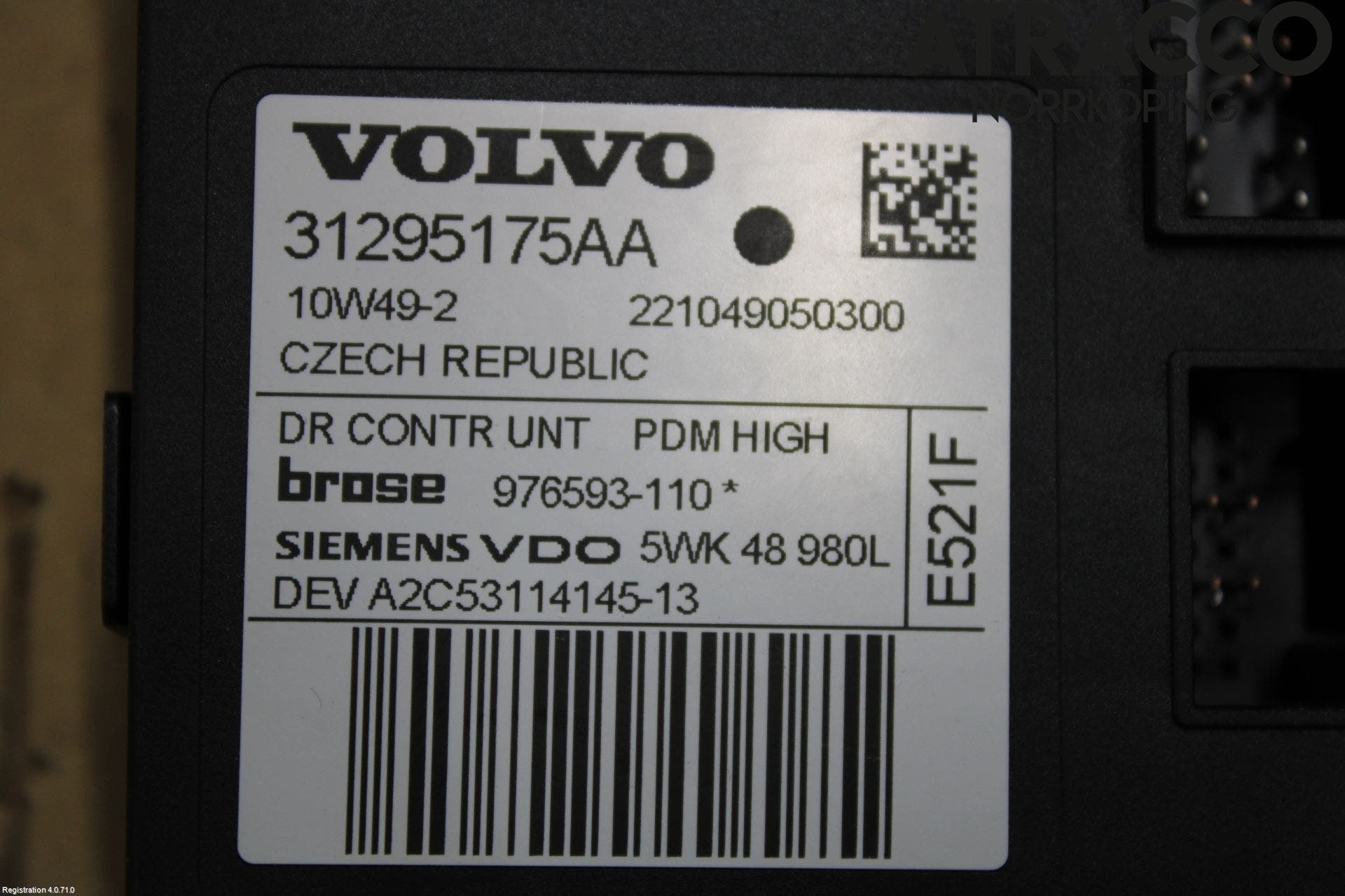 Volvo V50 08-12 Fönsterhissmotor