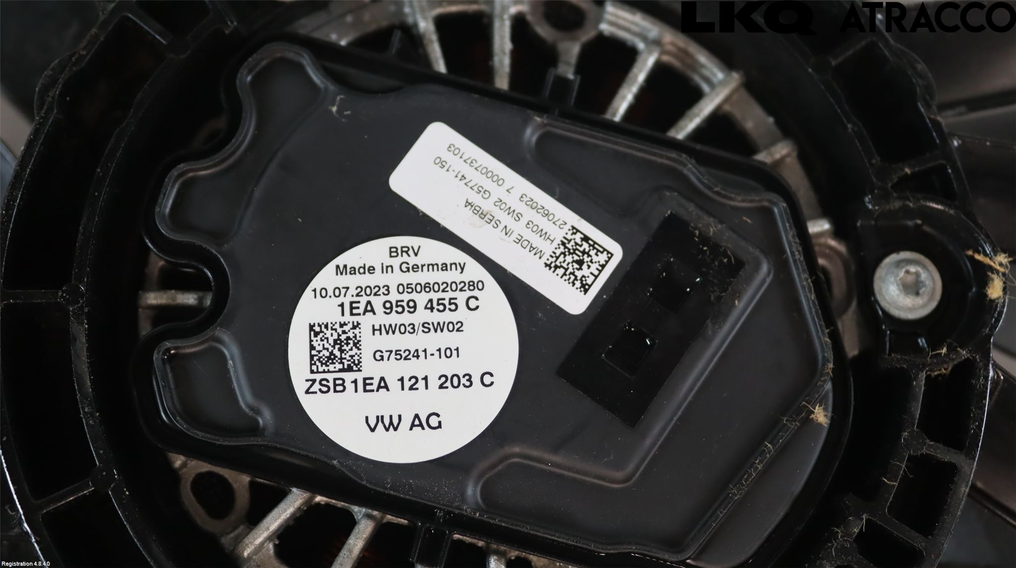 Volkswagen VW ID.4 21- Kylfläkt El