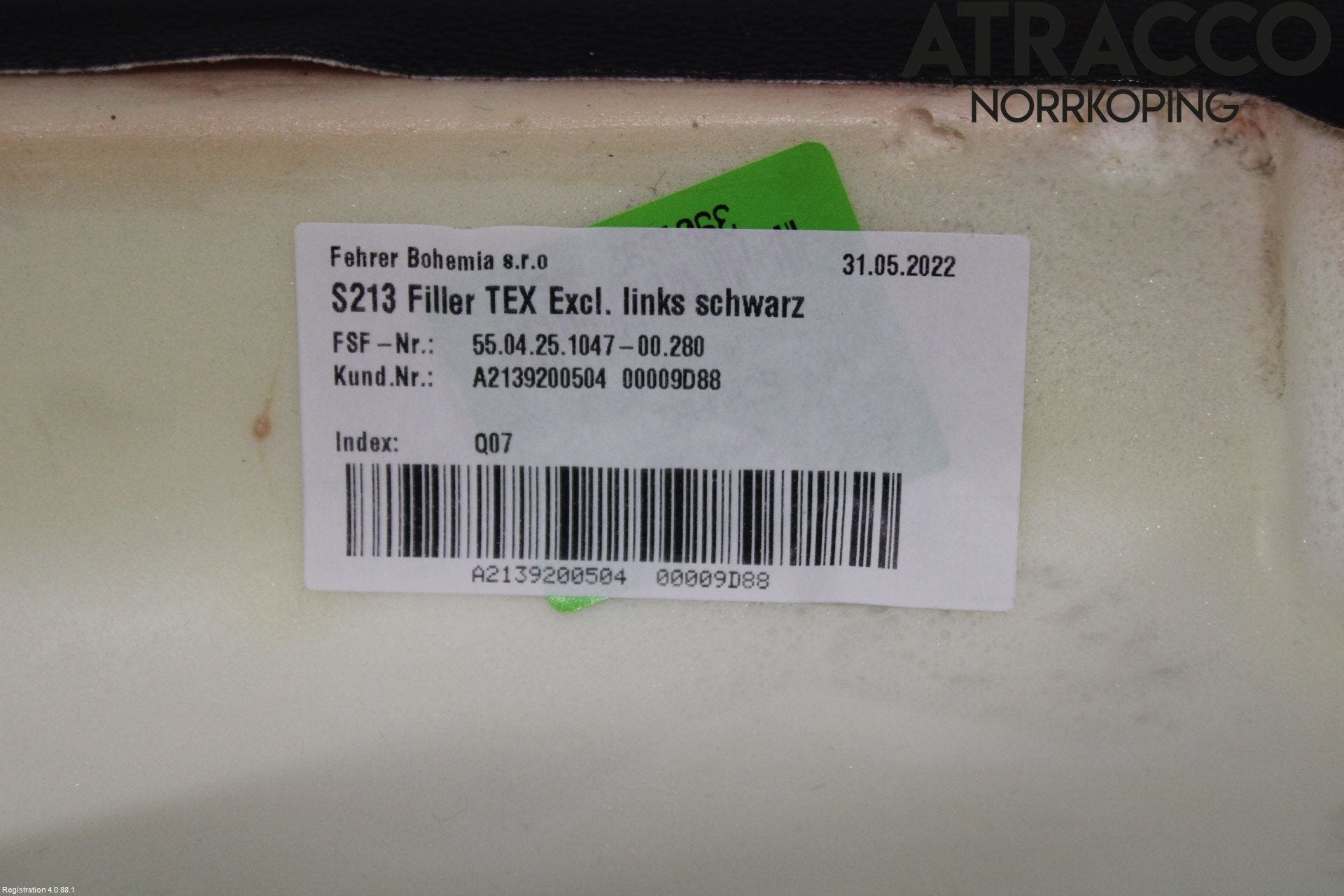 Mercedes-Benz MB E-KLASS (W213) 16-23 Inredning Sidoklädsel