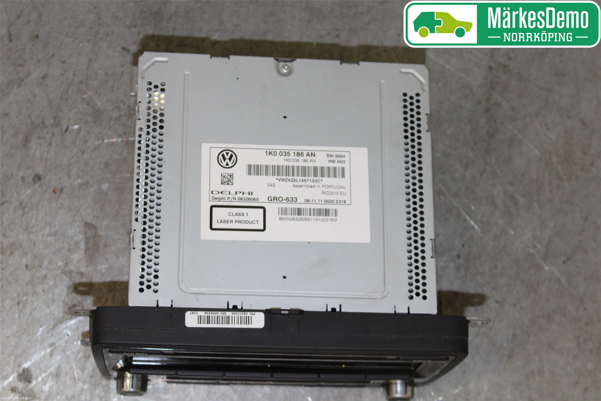 Volkswagen VW PASSAT 11-14 Cd Radio - Multimediapanel