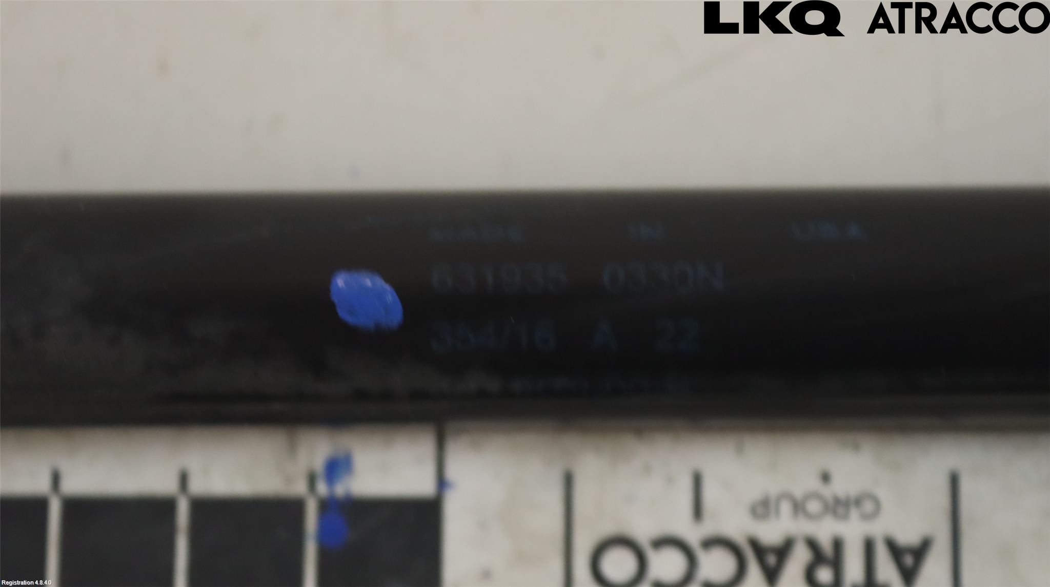 Tesla MODEL X 16- Gasfjäder Motorhuv