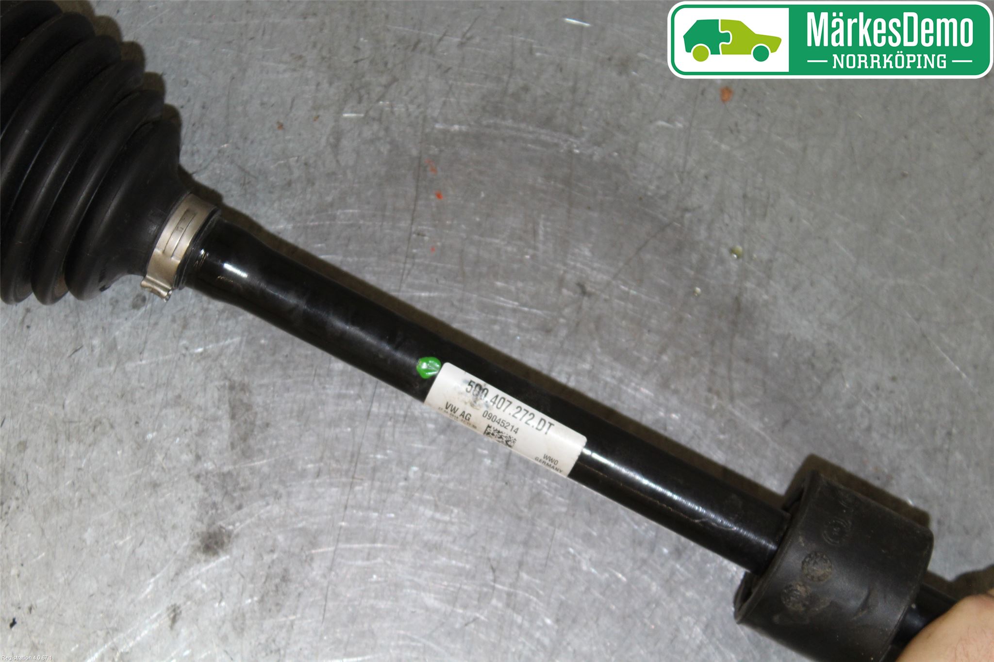 Volkswagen VW GOLF / E-GOLF VII 13-20 Drivaxel Fram Höger