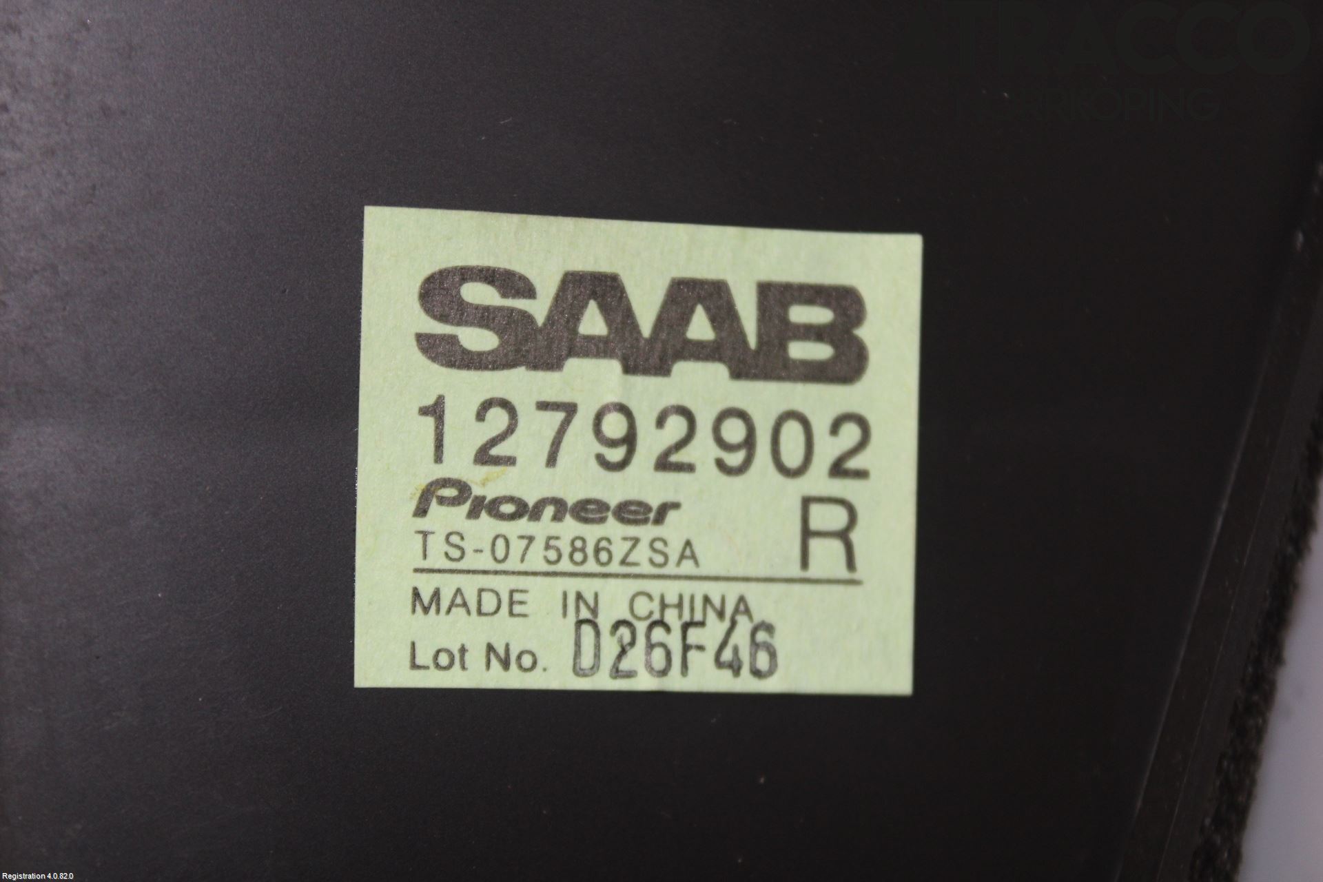 Saab 9-3 VER 2 Högtalare