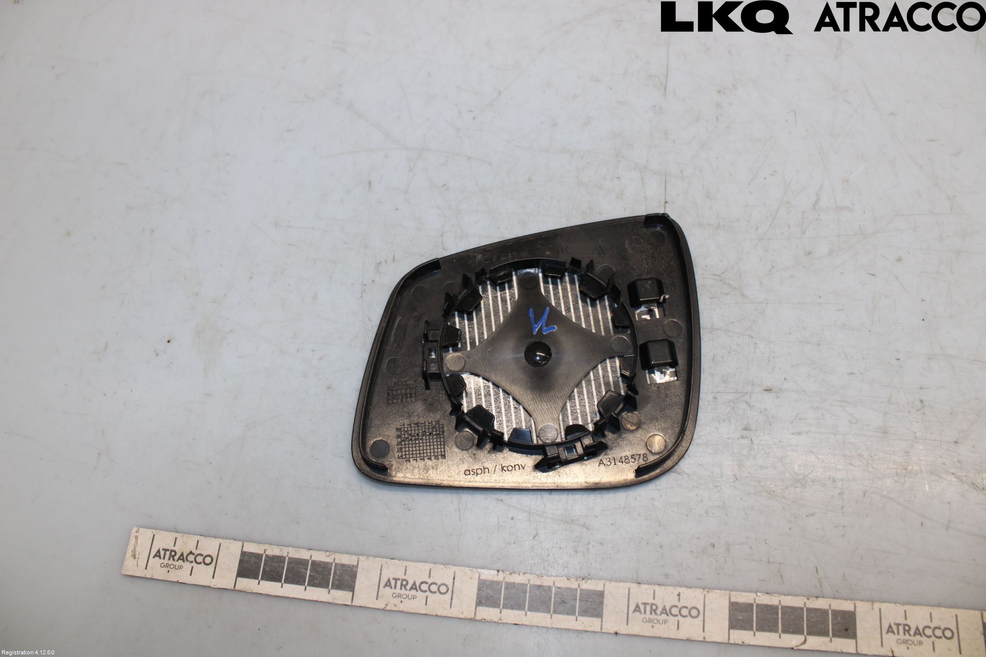 Mercedes-Benz MB B-KLASS (W245) 05-12 Spegelglas Hö