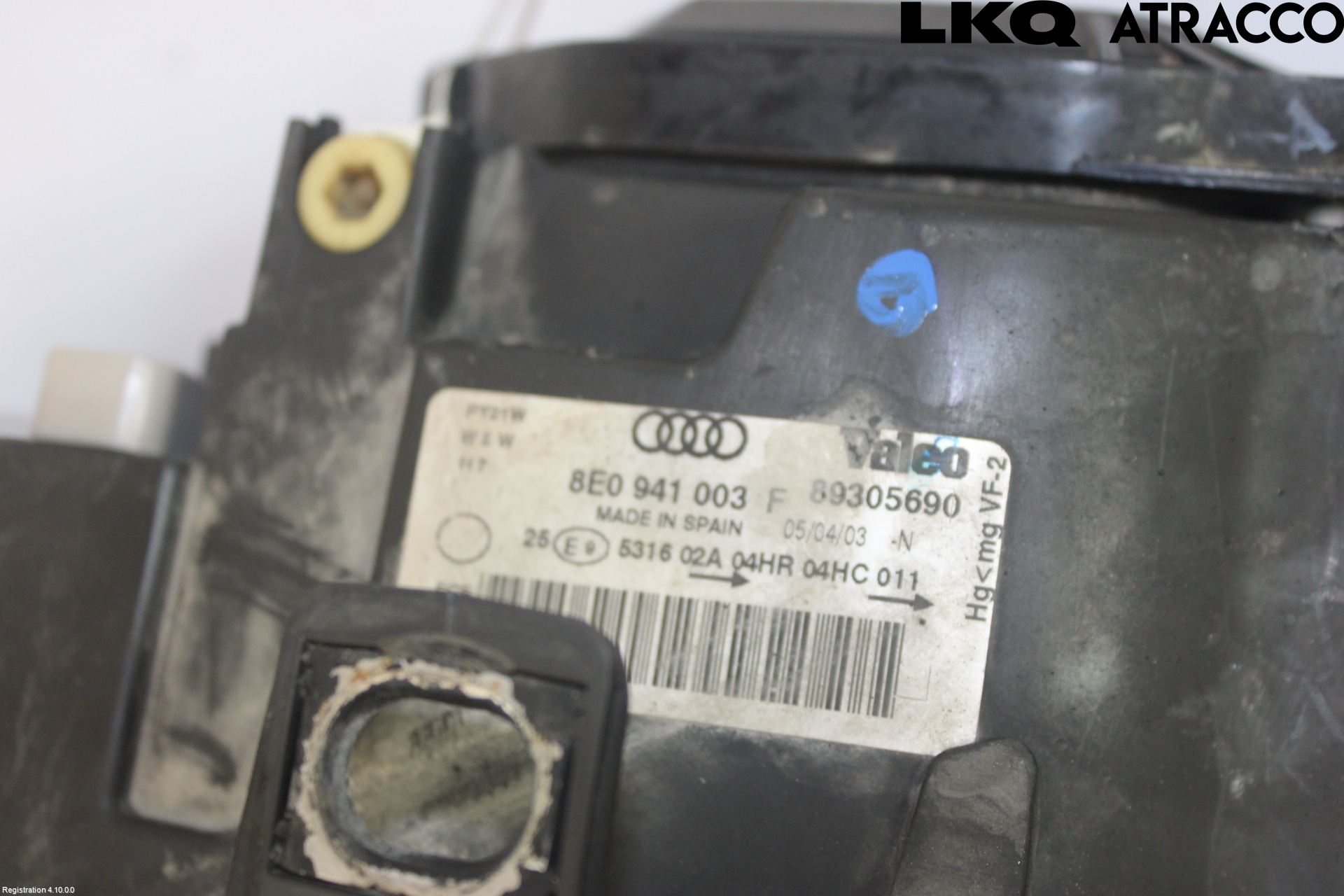 Audi A4/S4 01-05 Strålkastare Vänster
