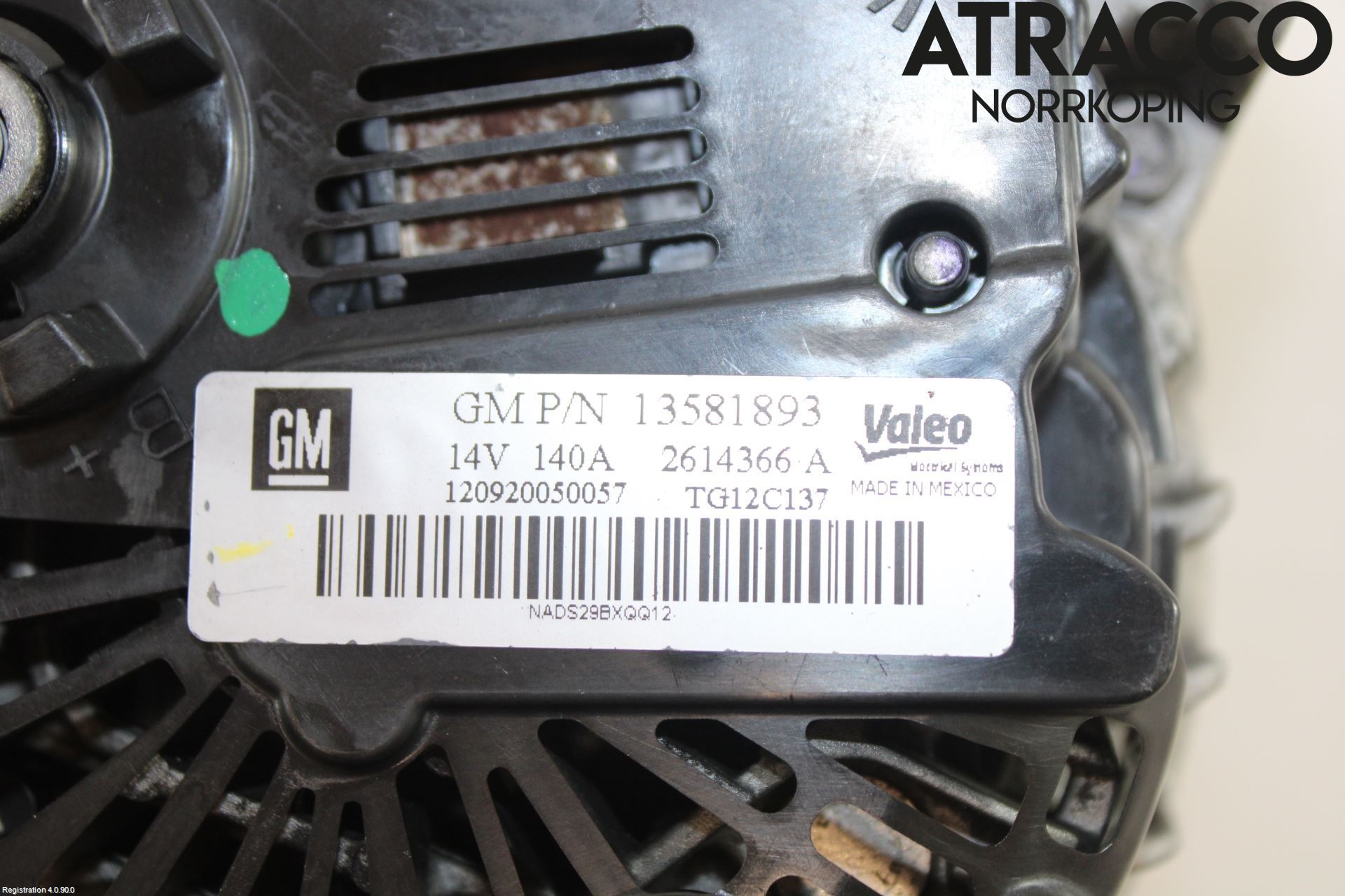 GM CHEVROLET CRUZE Generator