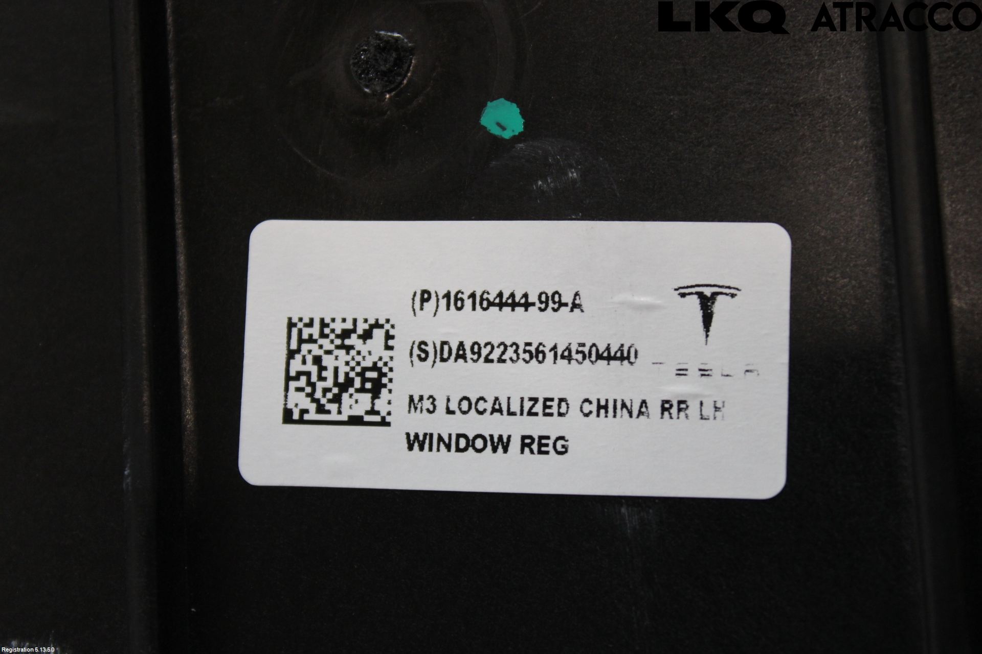 Tesla MODEL 3 17- Fönsterhiss El Kompl