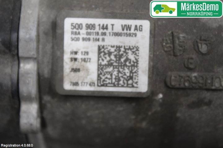 Volkswagen VW GOLF SPORTSVAN 15-20 Styrväxel-Snäcka Elektrisk