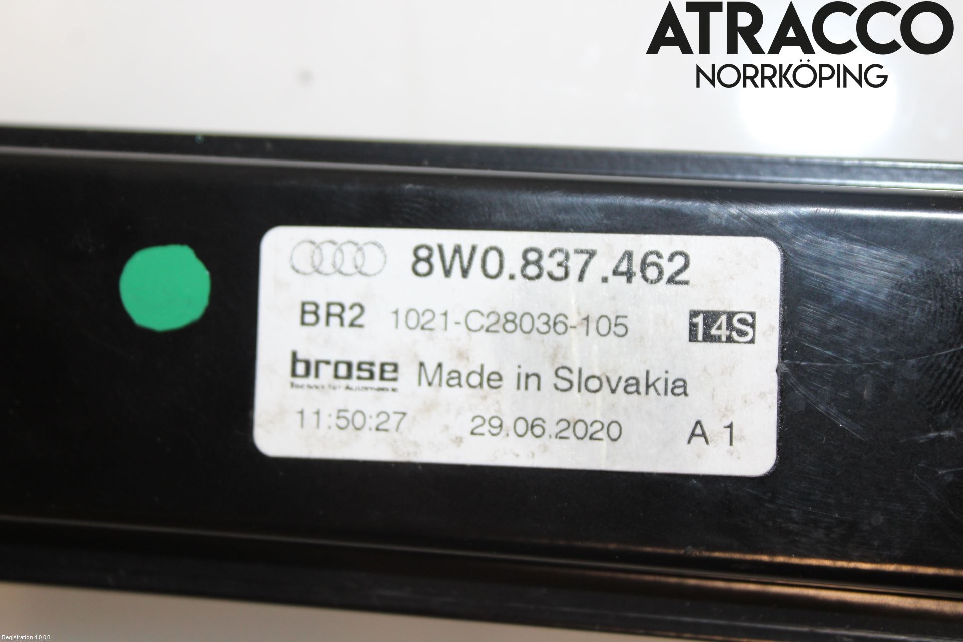 Audi A4/S4 B9 20- Fönsterhiss El Kompl