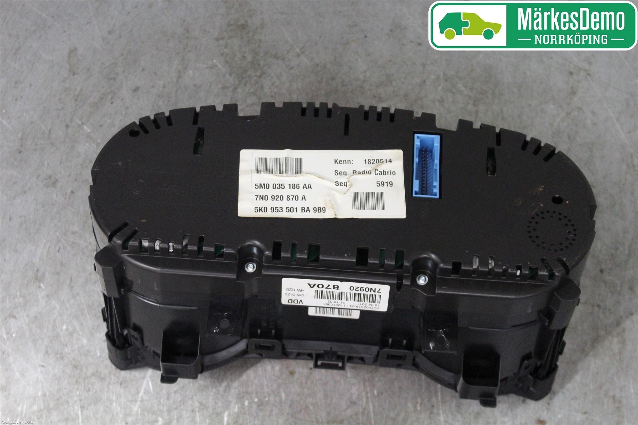 Volkswagen VW SHARAN 11- Instrument Komb