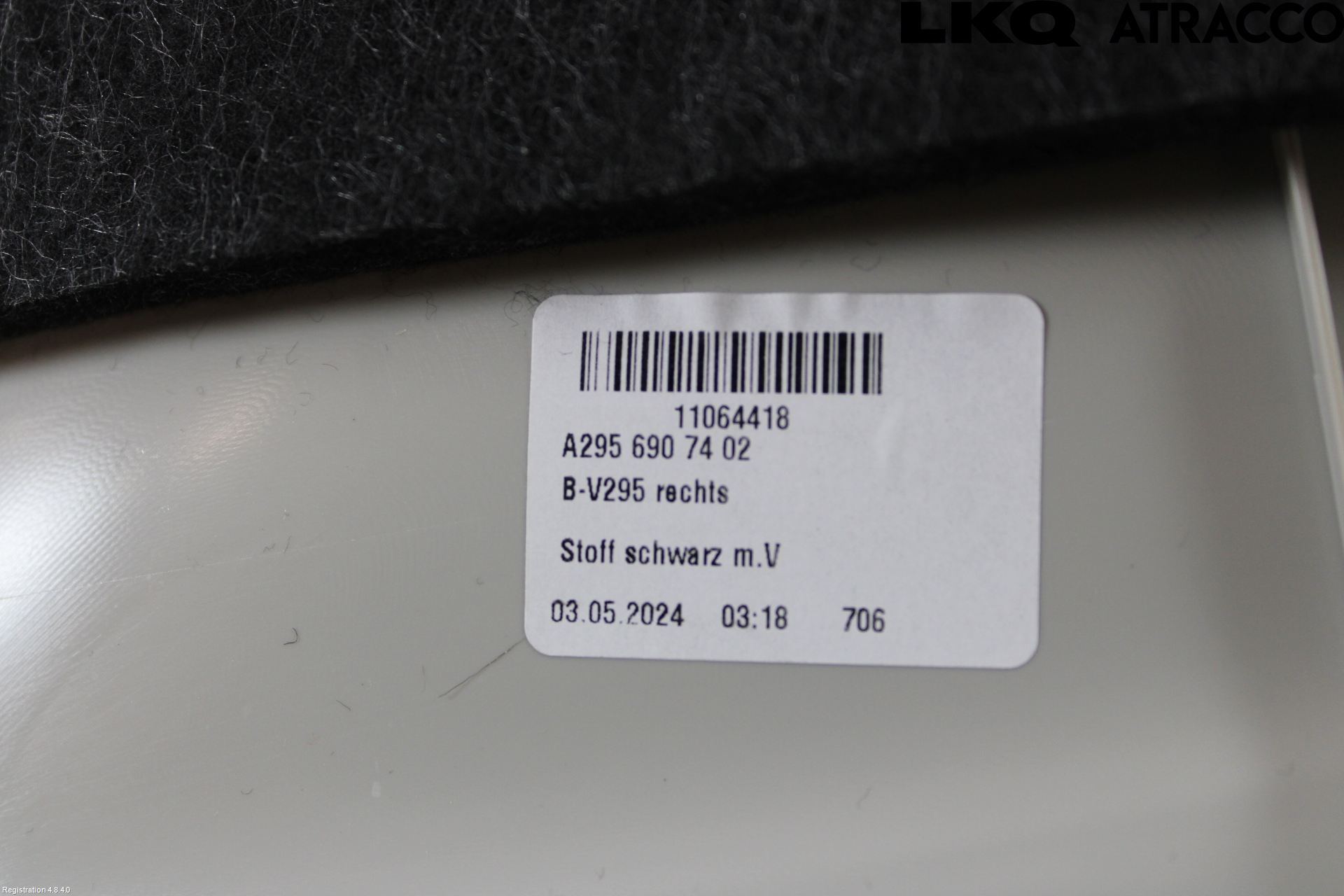 Mercedes-Benz MB EQE (V295) 22- Inr Plastd A-B-C Stolpe