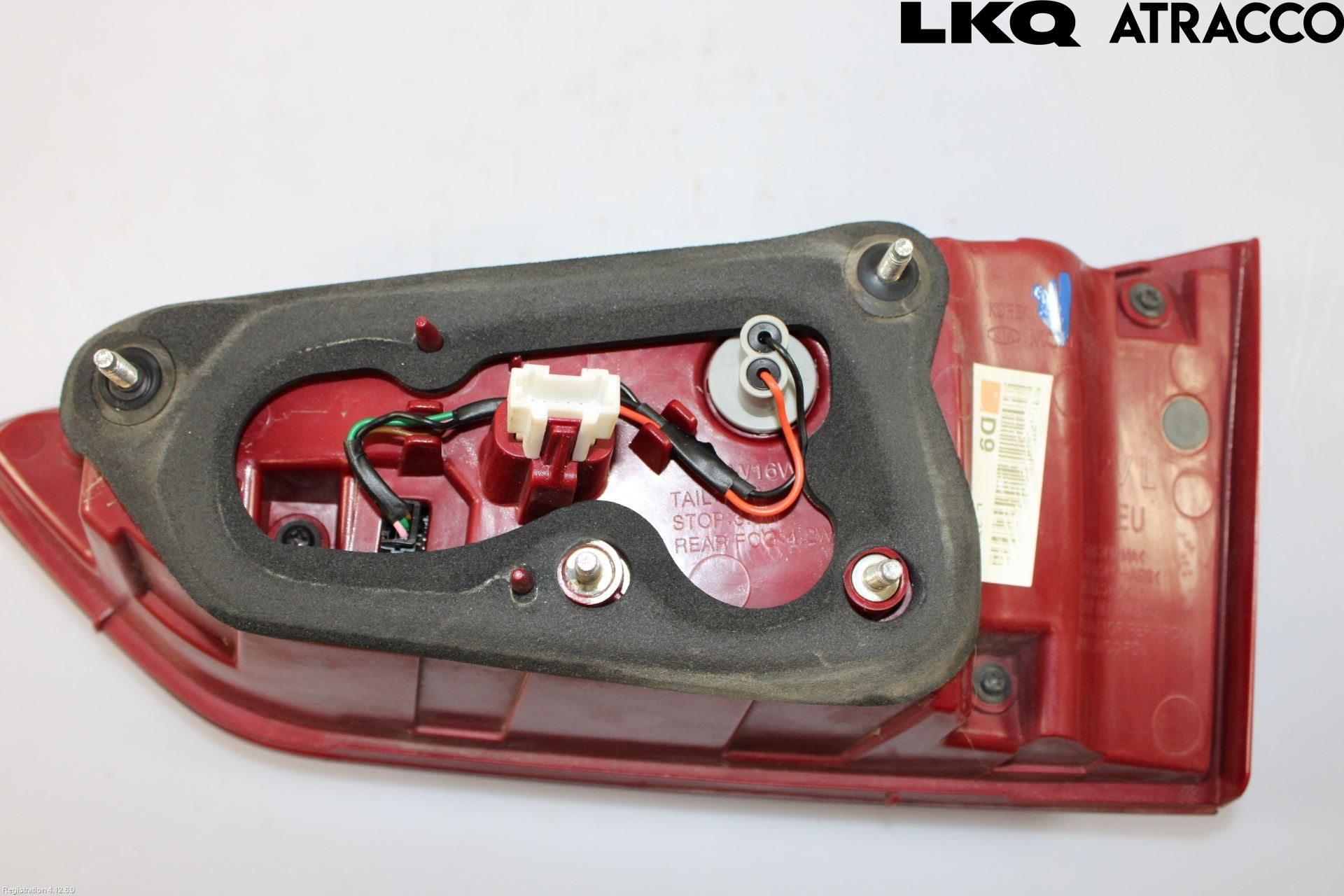 Kia OPTIMA 16-20 Bakljus Lucka Vä