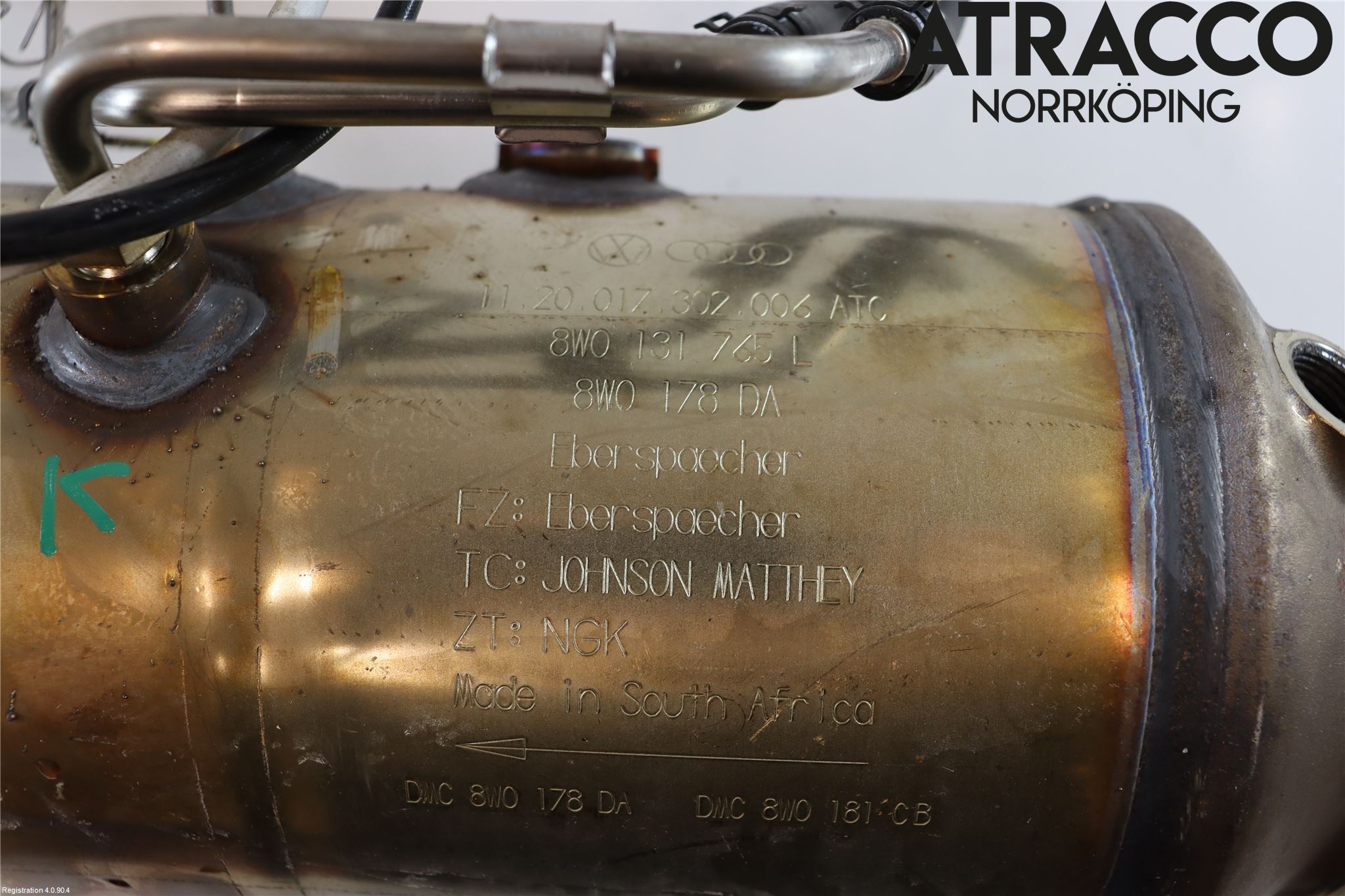 Audi A4/S4 B9 20- Avgas Partikelfilter