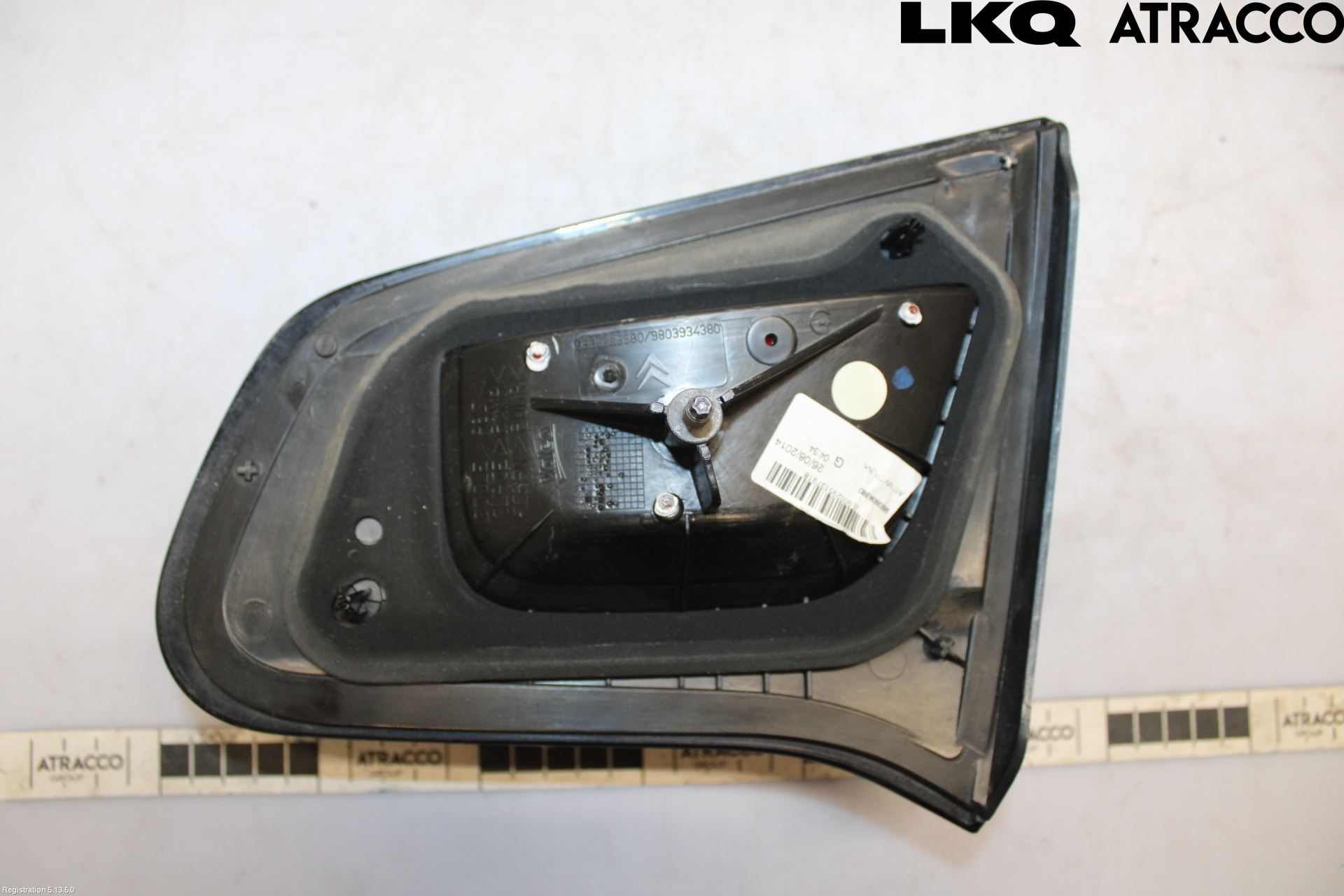 Citroen C3 10-17 Bakljus Lucka Vä