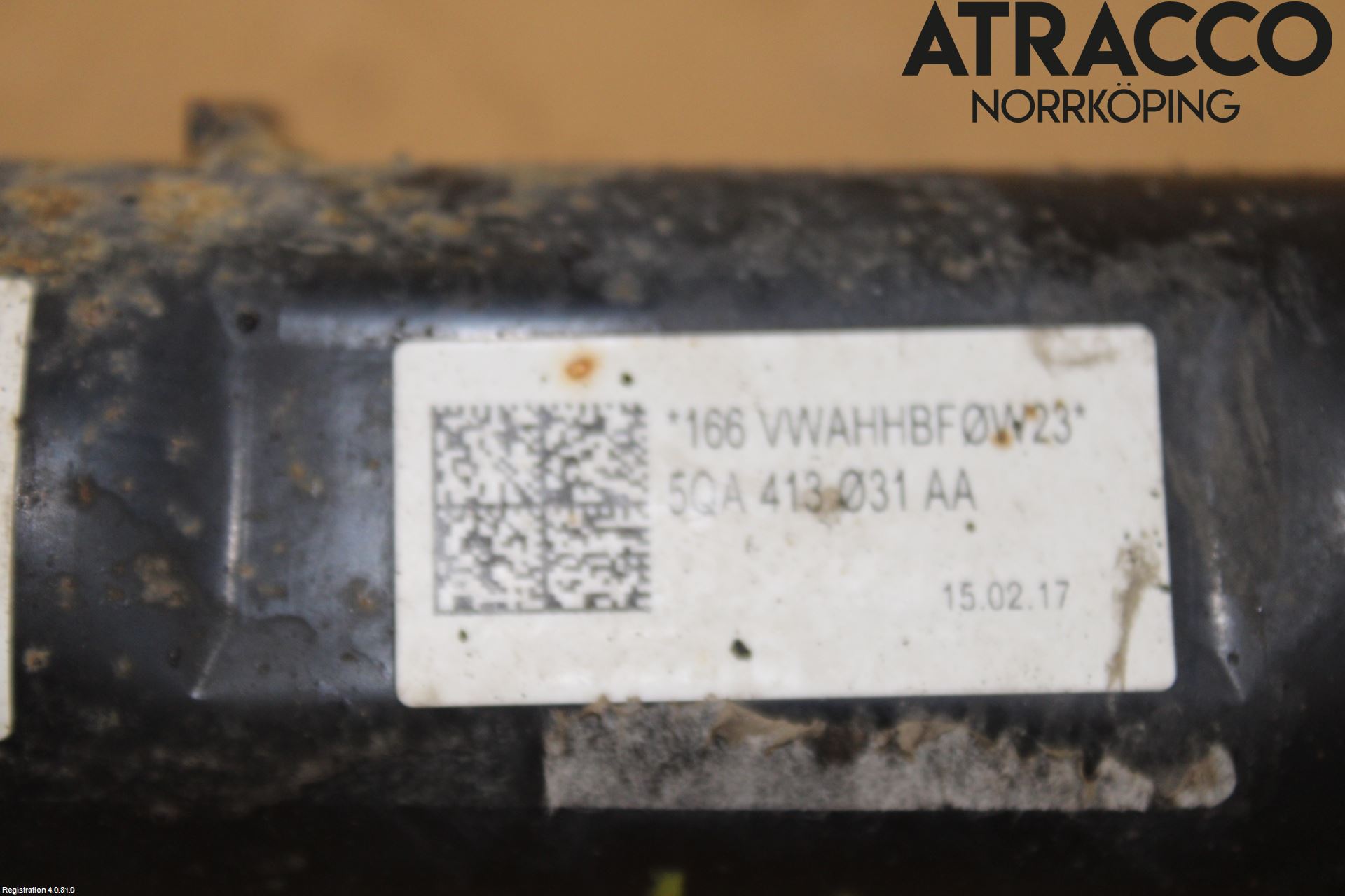 Volkswagen VW TOURAN 16- Fjäderben Fram Vänster