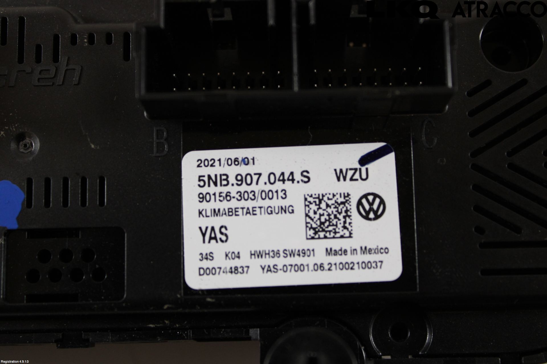Volkswagen VW TIGUAN 16-24 Värmereglage