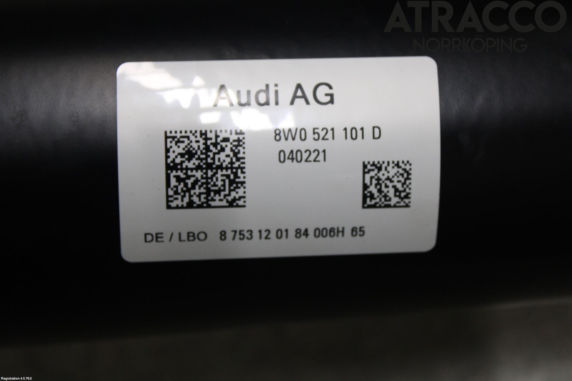 Audi A5 17- Mellanaxel Komp