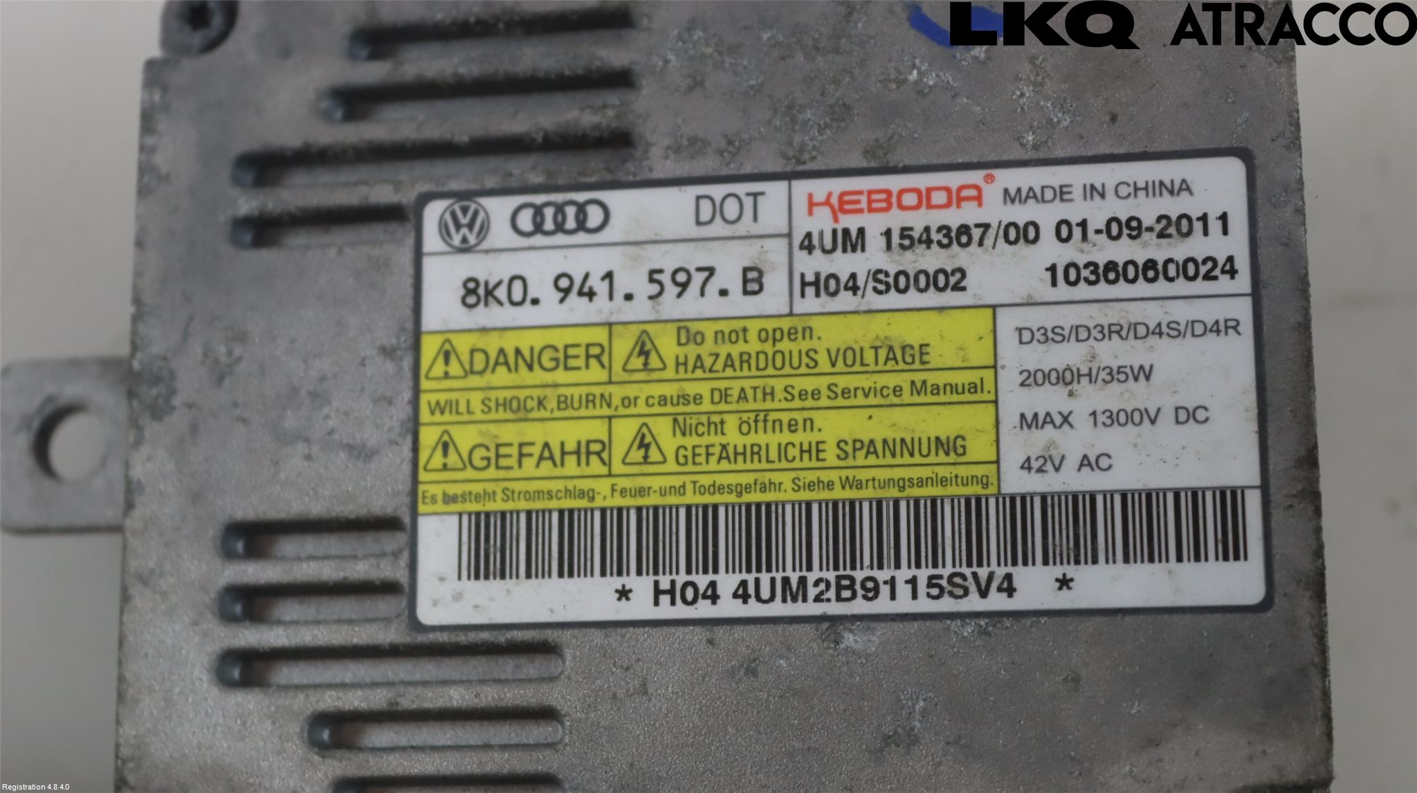 Volkswagen VW PASSAT 11-14 Styrenhet Strålkastare