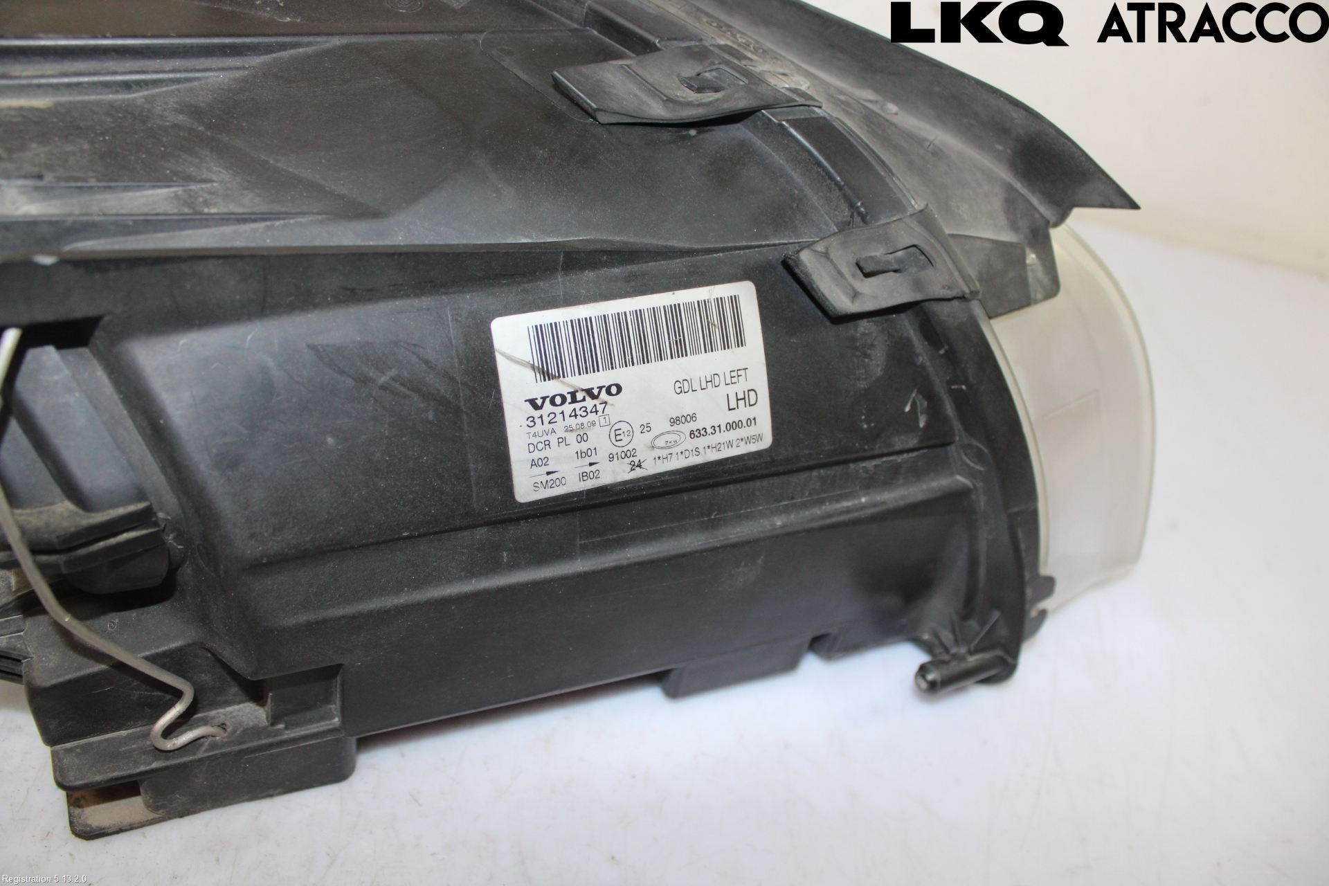Volvo V70 08-13 Strålkastare Vänster