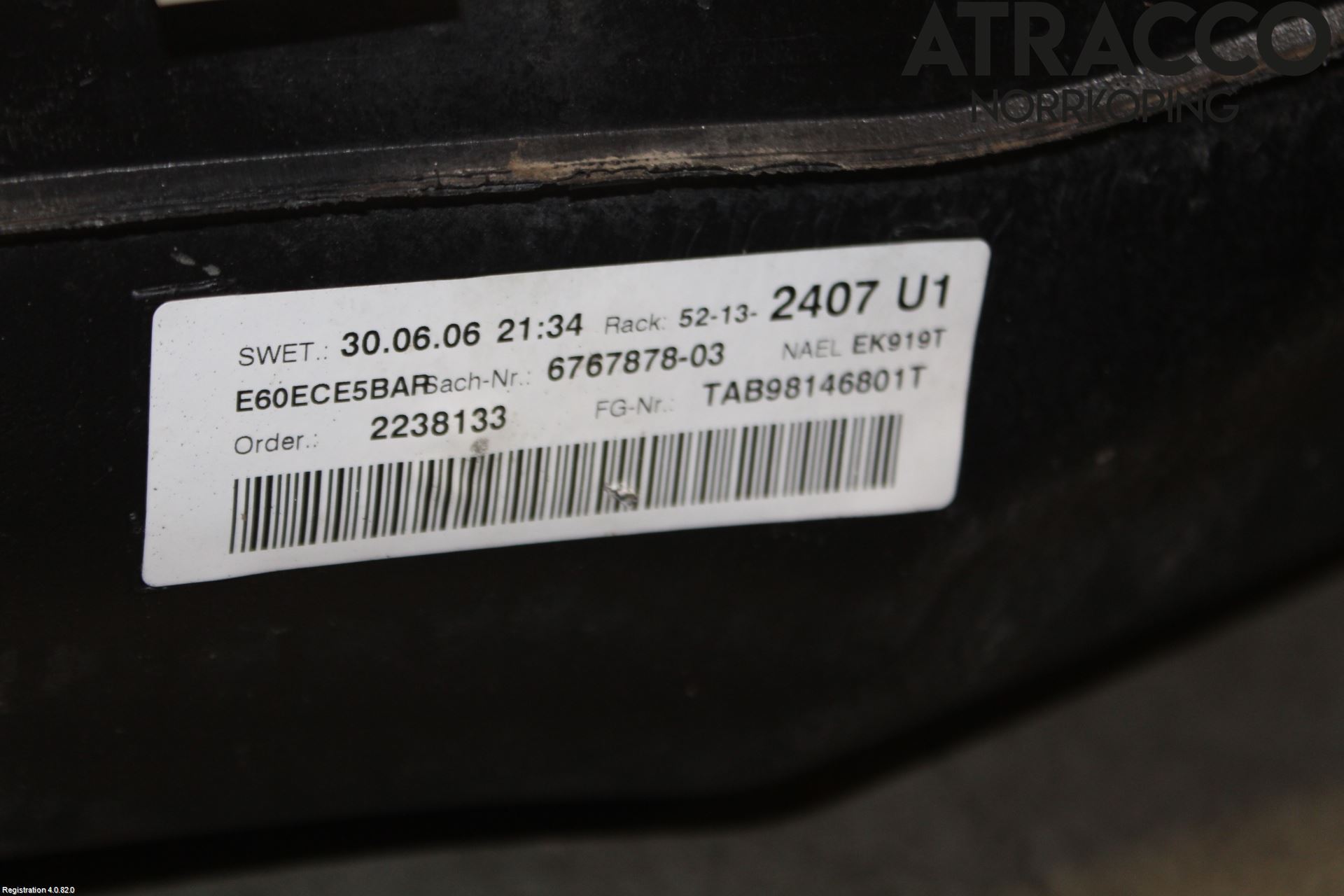 BMW 5 E60/61 Sed/Tou 02-10 Bränsletank Insprutning