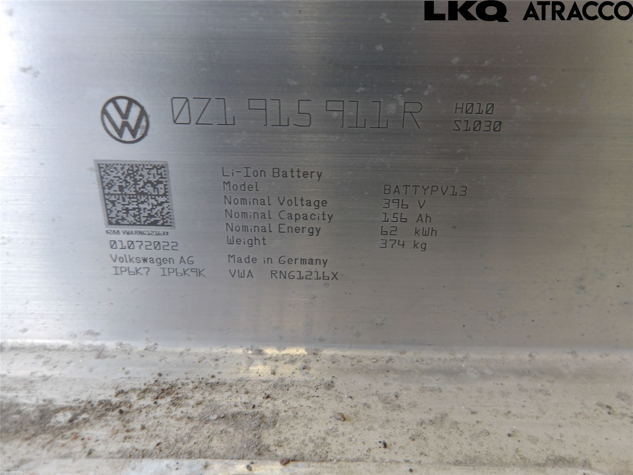 Cupra BORN 22- Batteri Högspänning