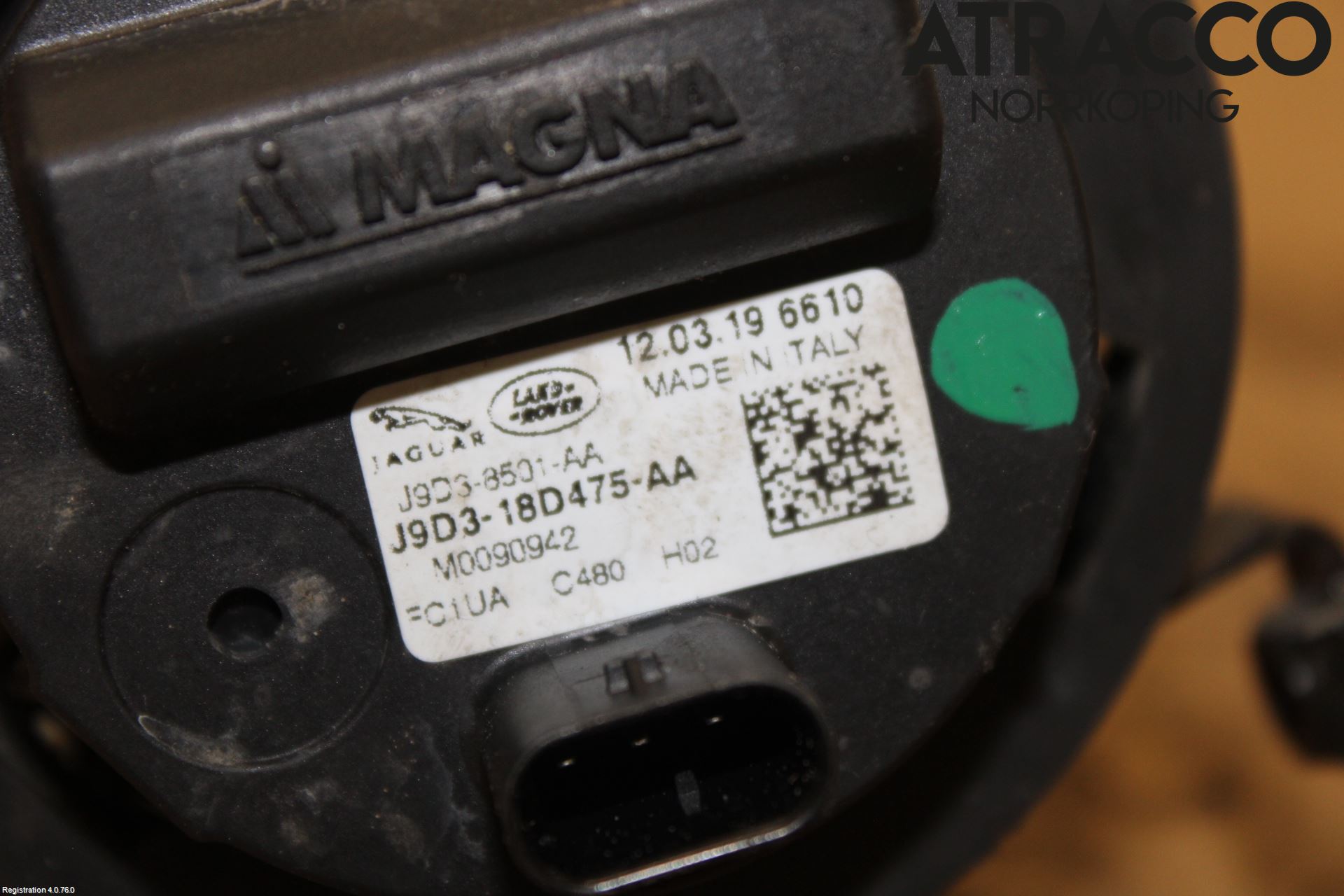 Jaguar I-PACE 18- Vattenpump