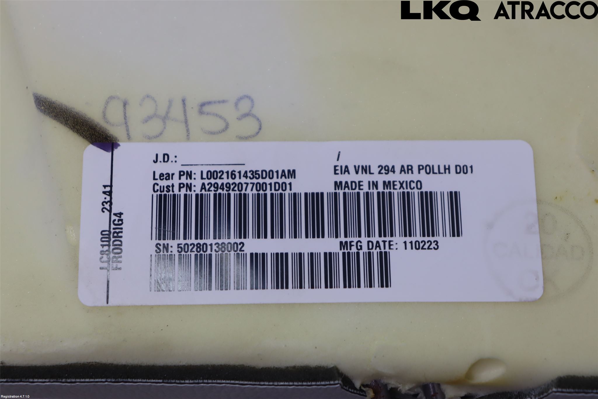Mercedes-Benz MB EQE SUV (X294) 22- Inredning Sidoklädsel