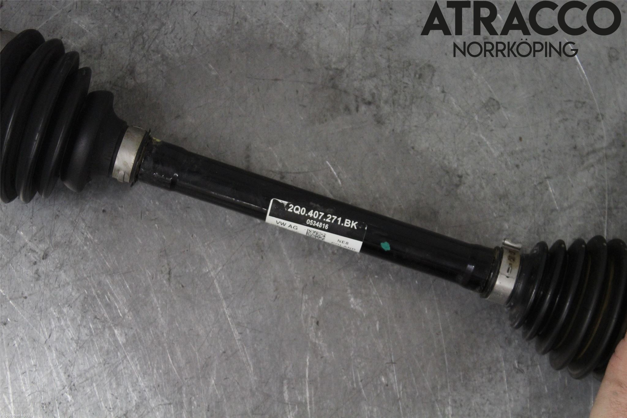 Volkswagen VW POLO VI 18->> Drivaxel Fram Vänster