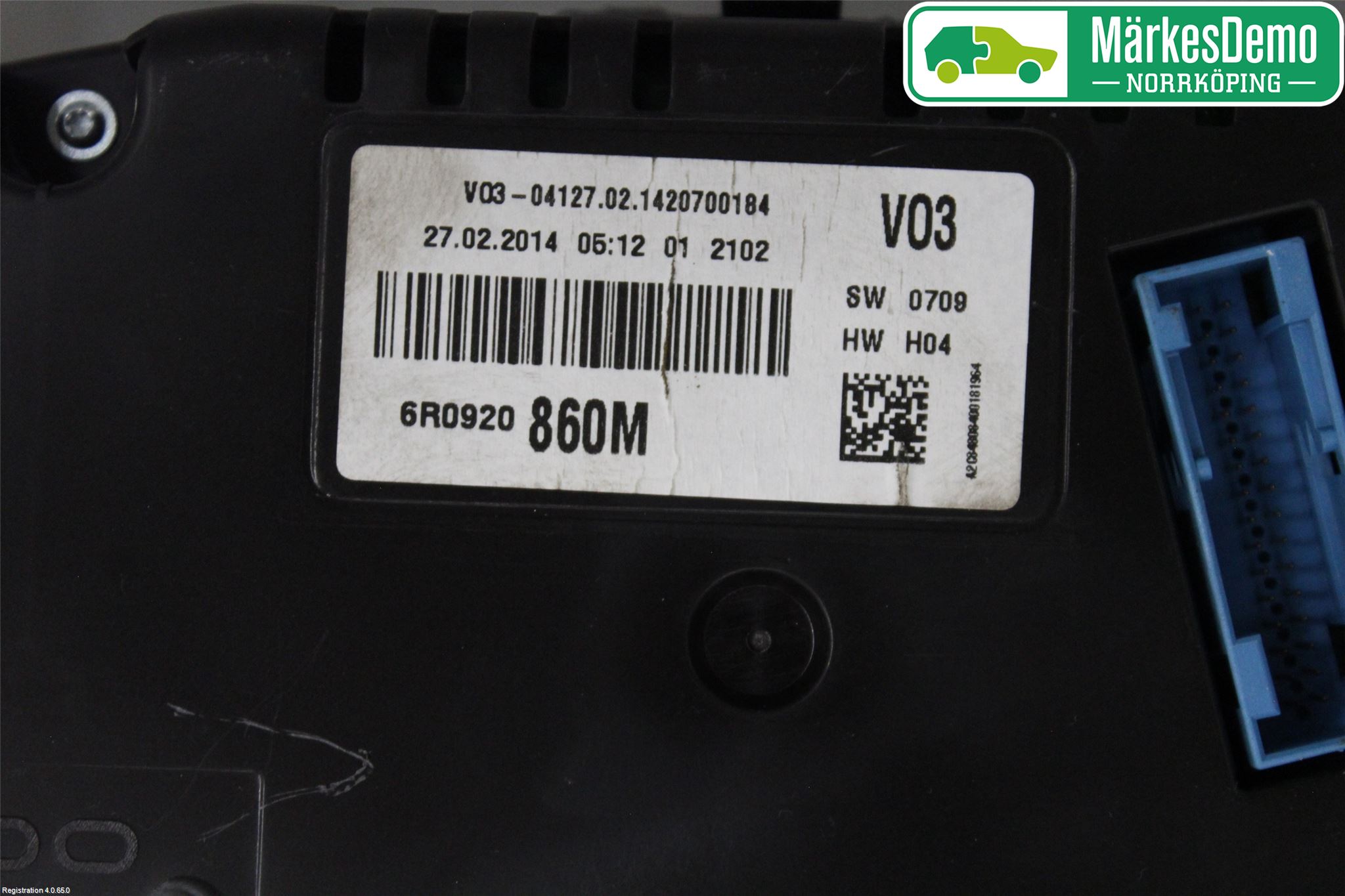 Volkswagen VW POLO 10-17 Instrument Komb