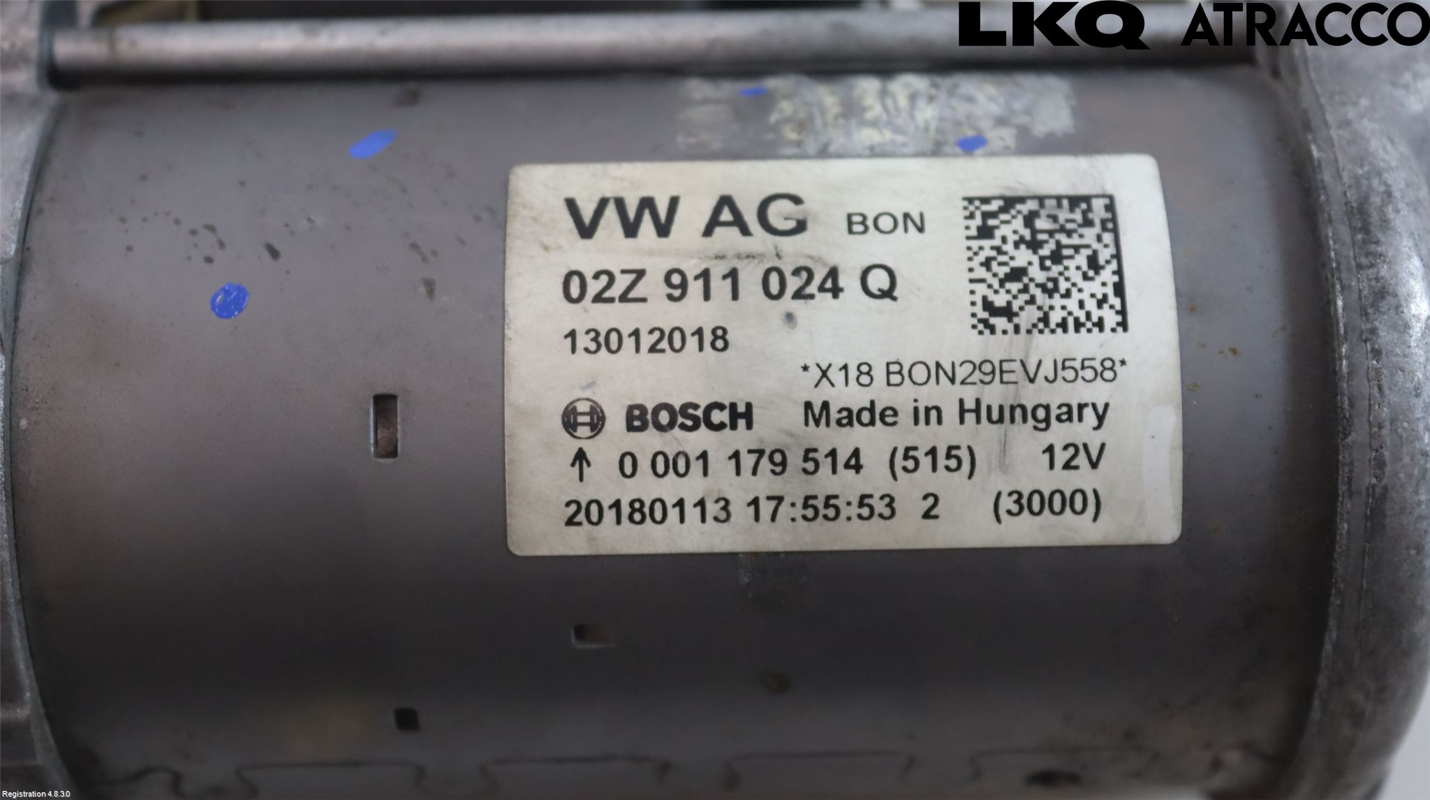 Volkswagen VW PASSAT 15-19 Startmotor