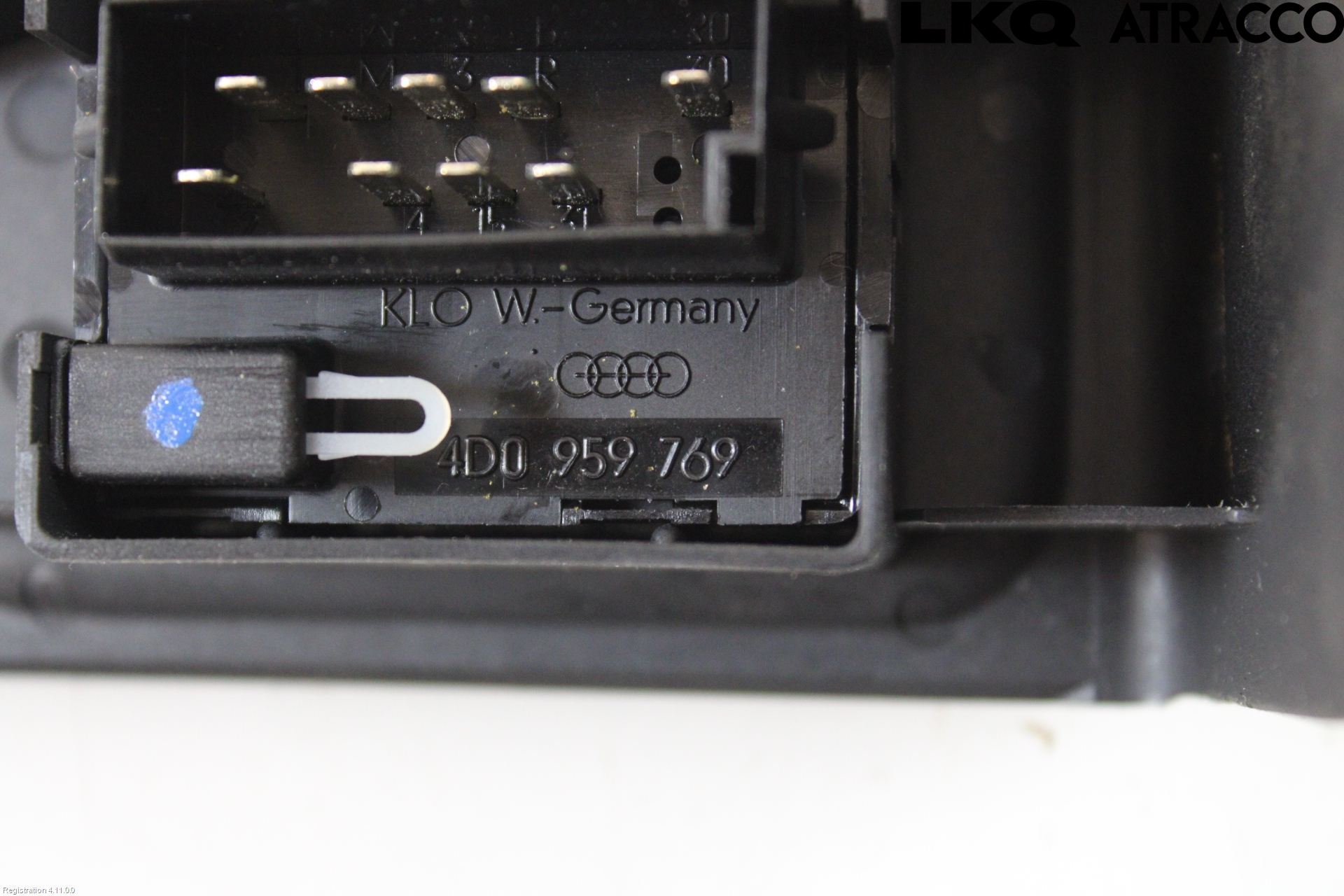 Audi A8/S8 4D 94-02 Strömställare Stolregler