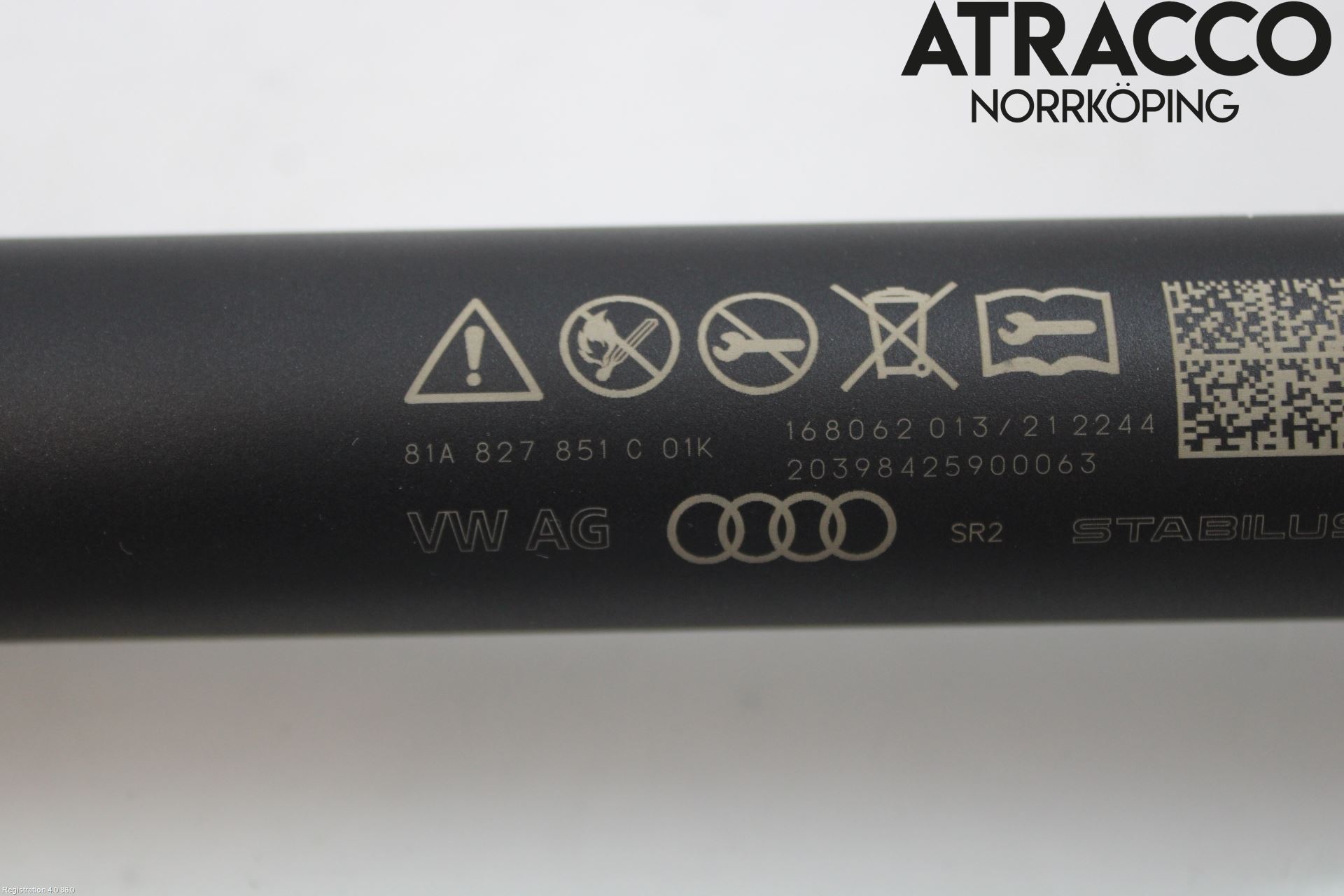Audi Q2/SQ2 17- Gasfjäder Baklucka
