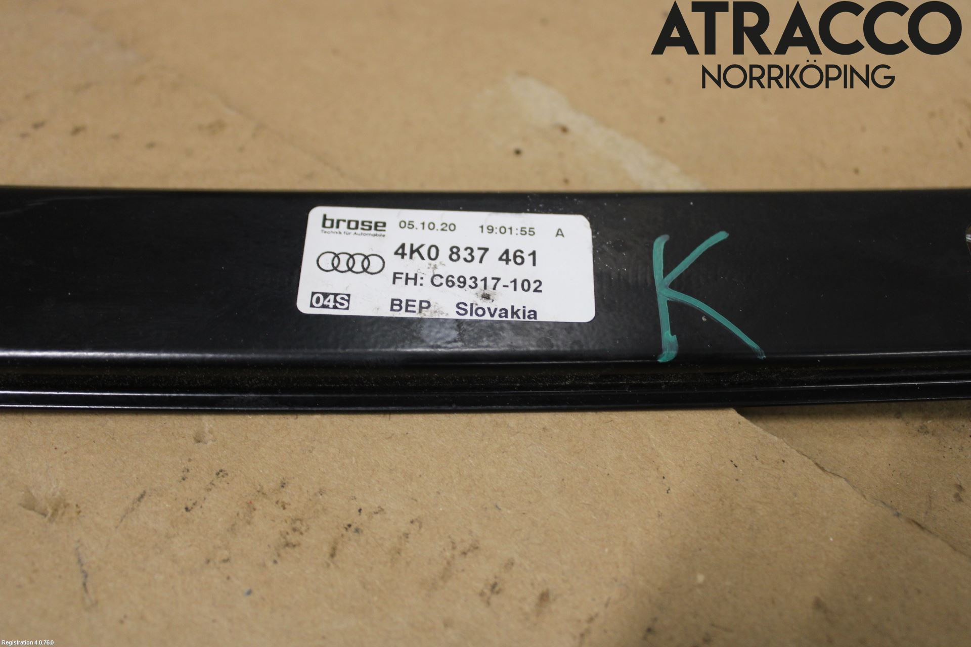 Audi A6 F2/C8 19- Fönsterhiss El Kompl