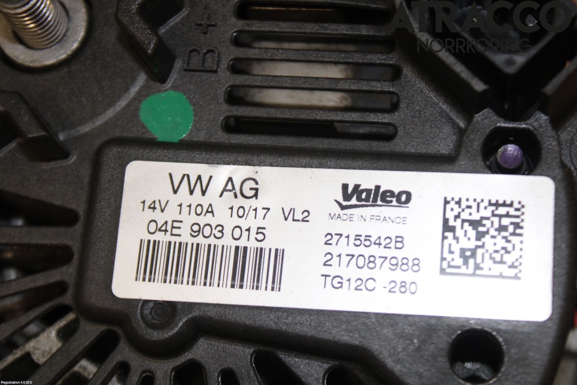 Volkswagen VW POLO 10-17 Generator