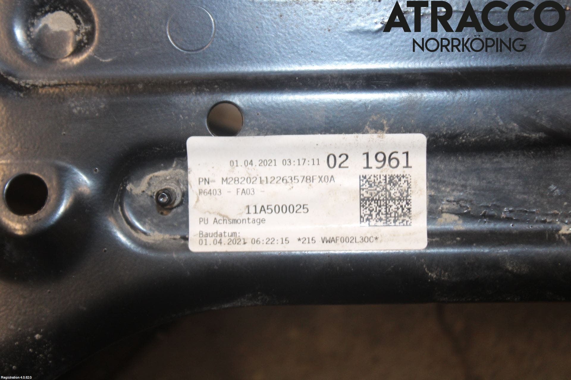 Volkswagen VW ID.4 21- Bakaxelbalk