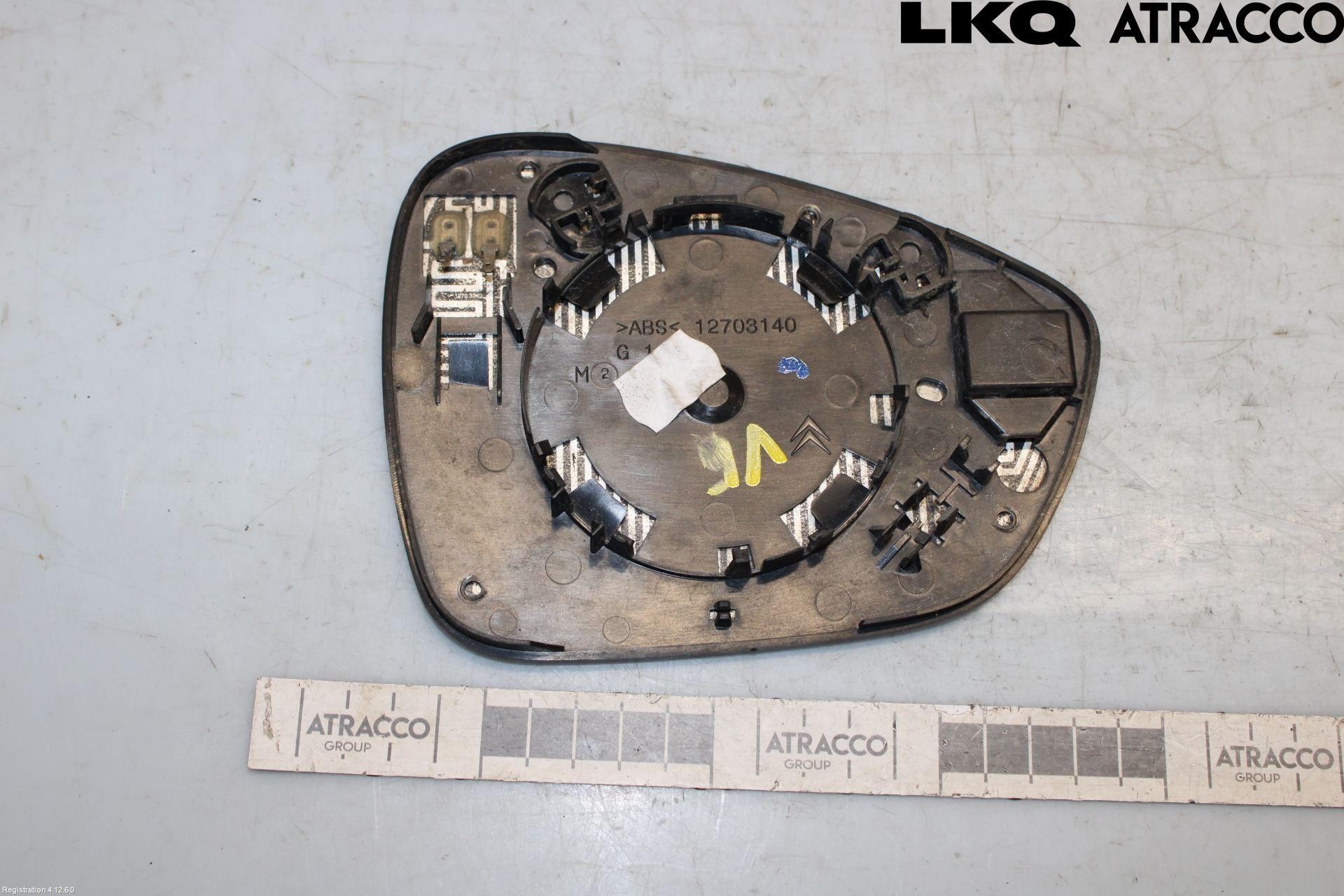 Citroen C4 II 11-18 Spegelglas Vä