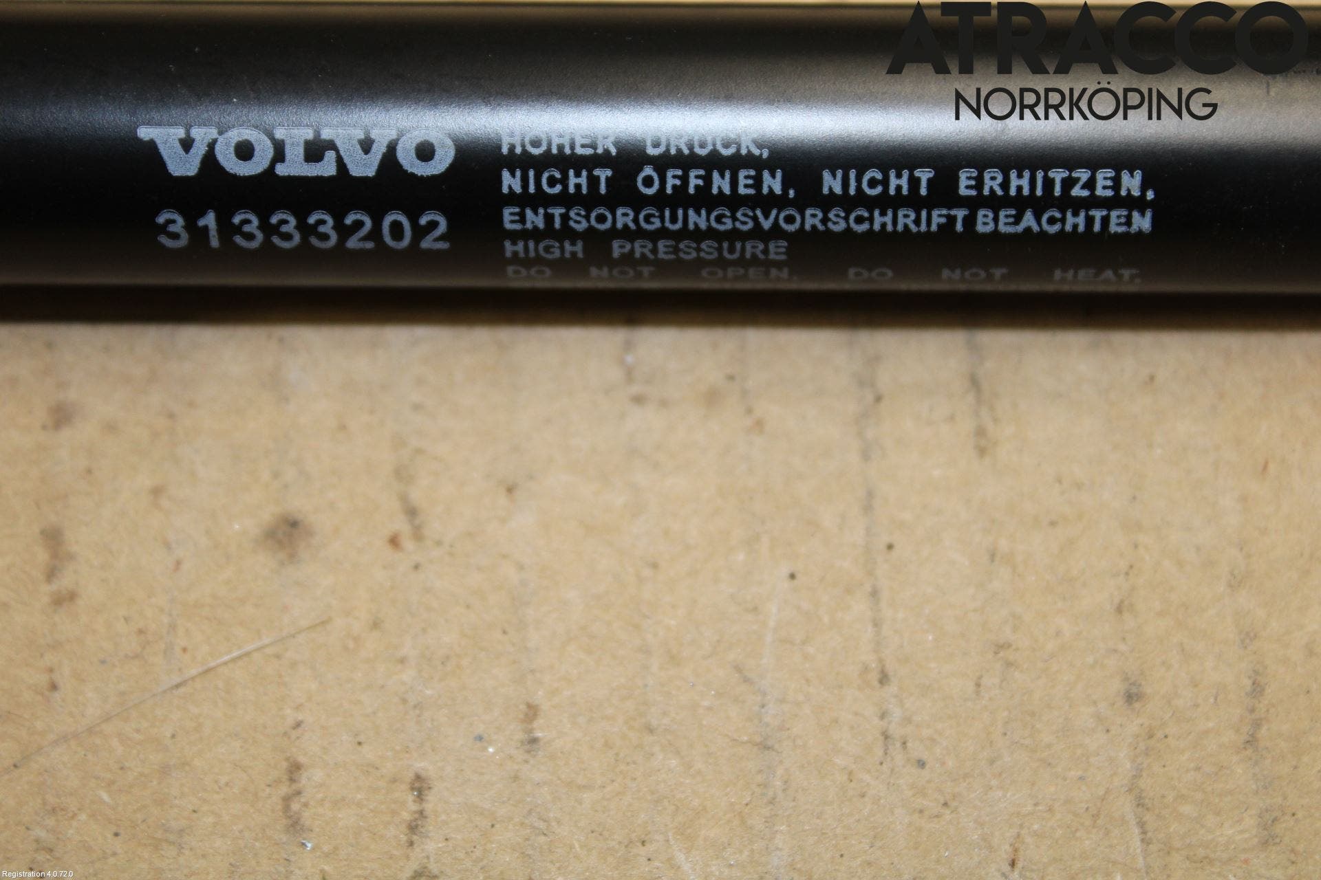 Volvo S60 11-13 Gasfjäder Baklucka