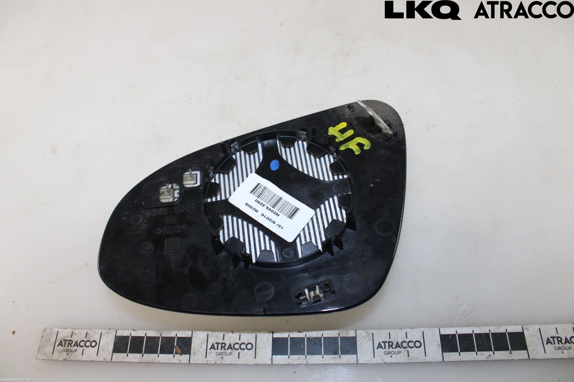 Toyota AURIS 13-19 Spegelglas Hö