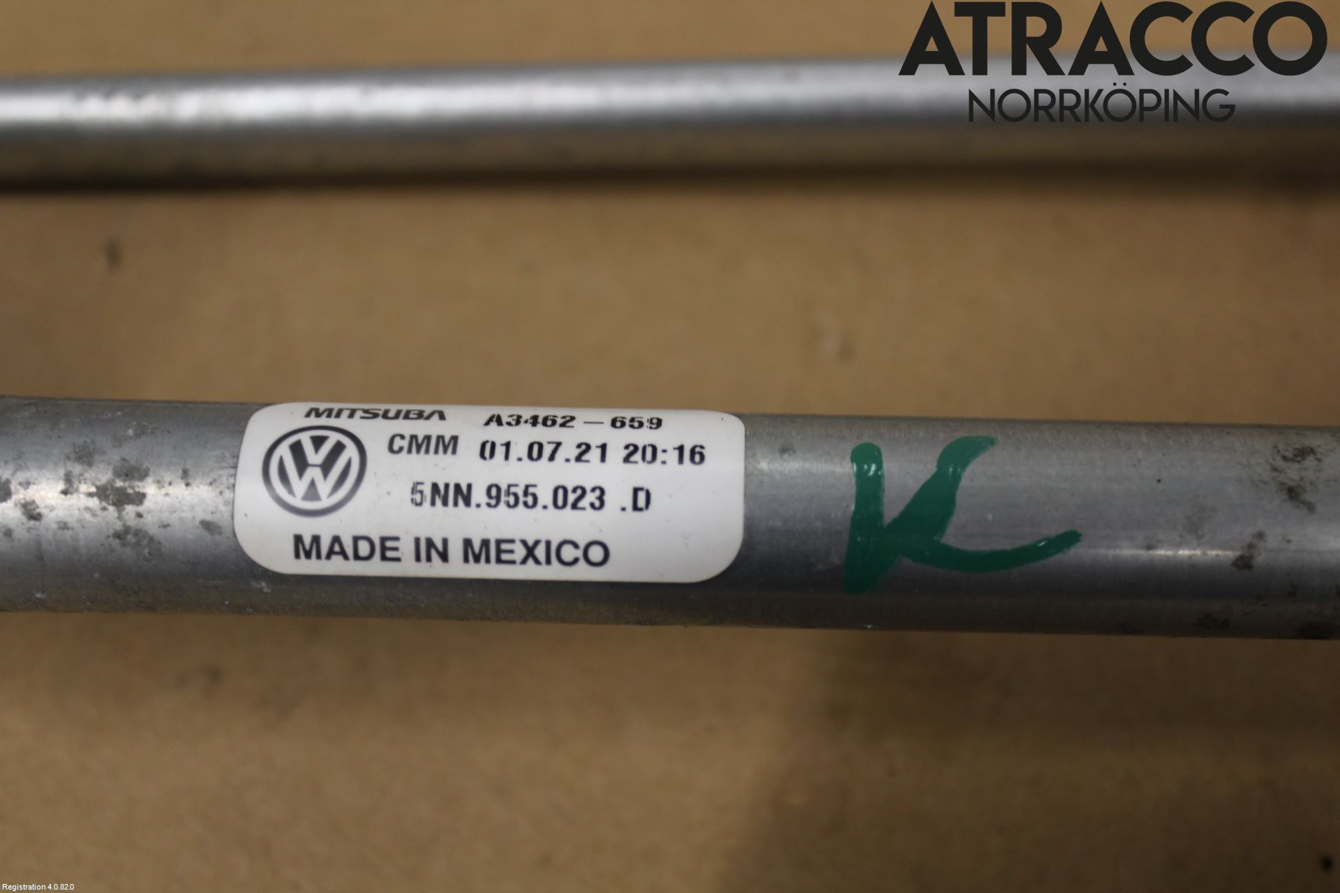 Volkswagen VW TIGUAN 16-24 Torkarmekanism Vindruta