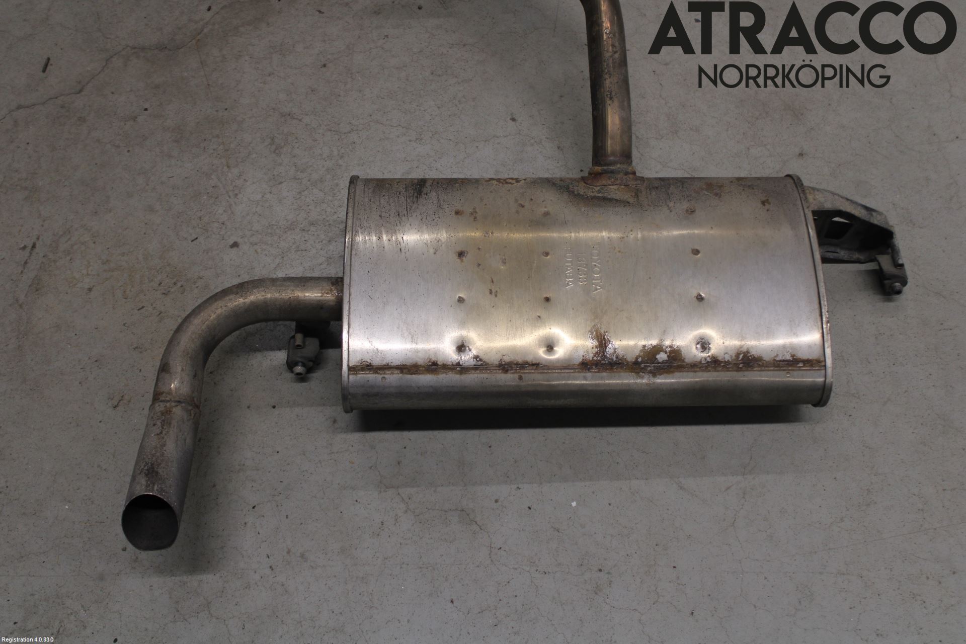 Toyota PRIUS (ZVW50) 16-21 Avgas Bakre Dämpare