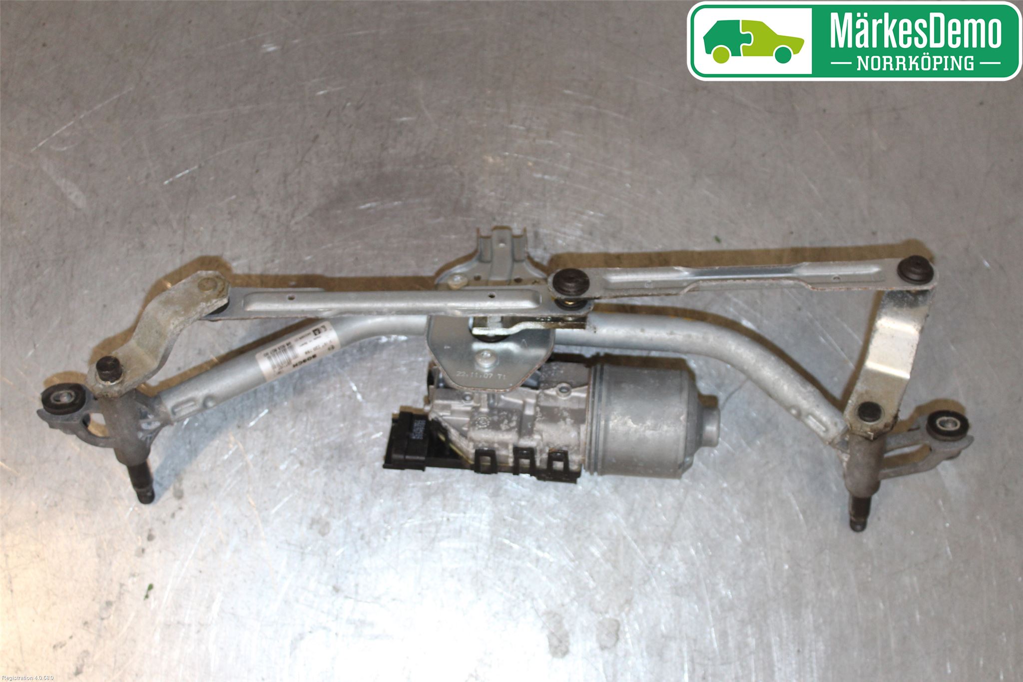 Peugeot 207 Torkarmotor Vindruta