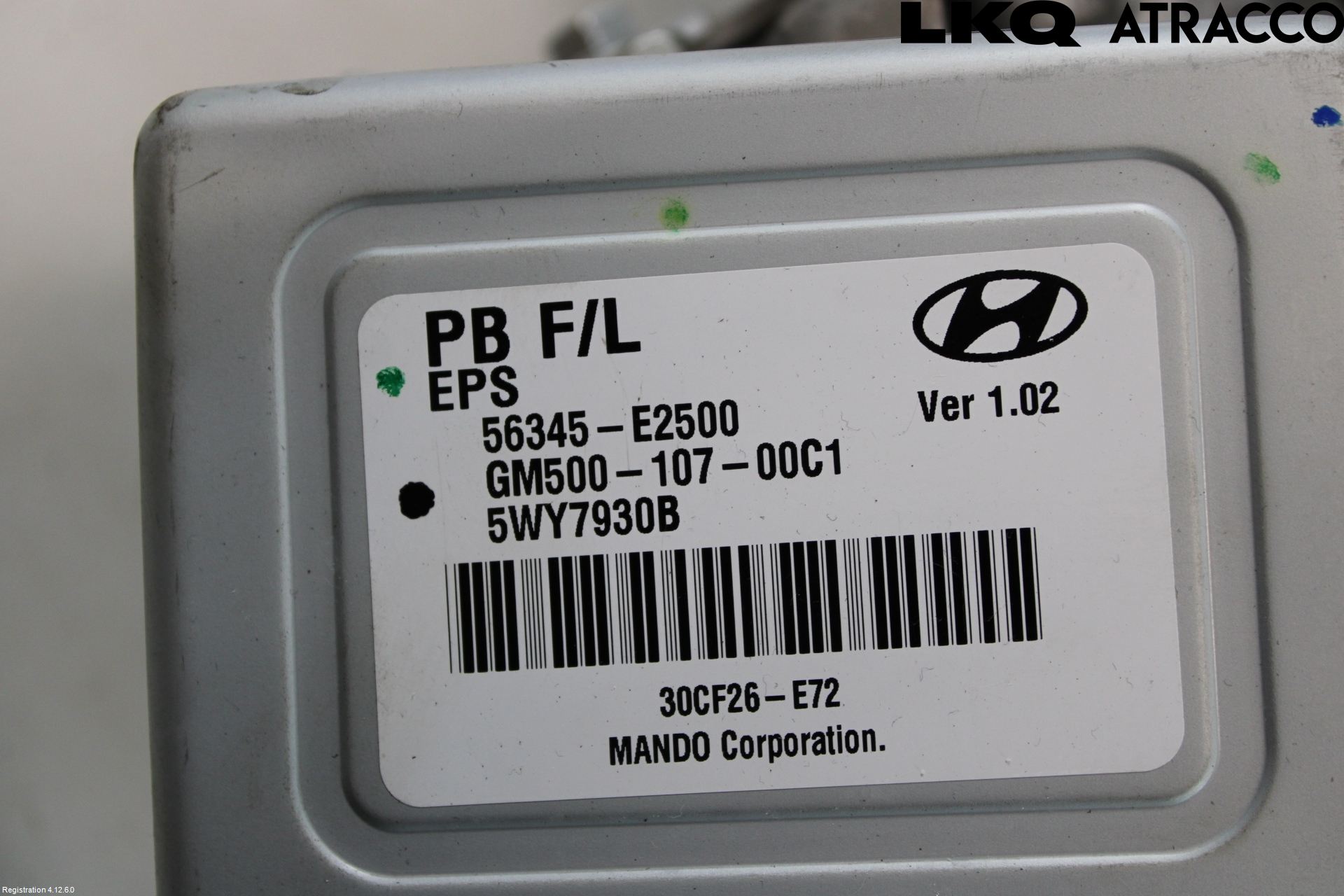 Hyundai i20 PB 09-14 Rattaxelagg Med Inb Servo