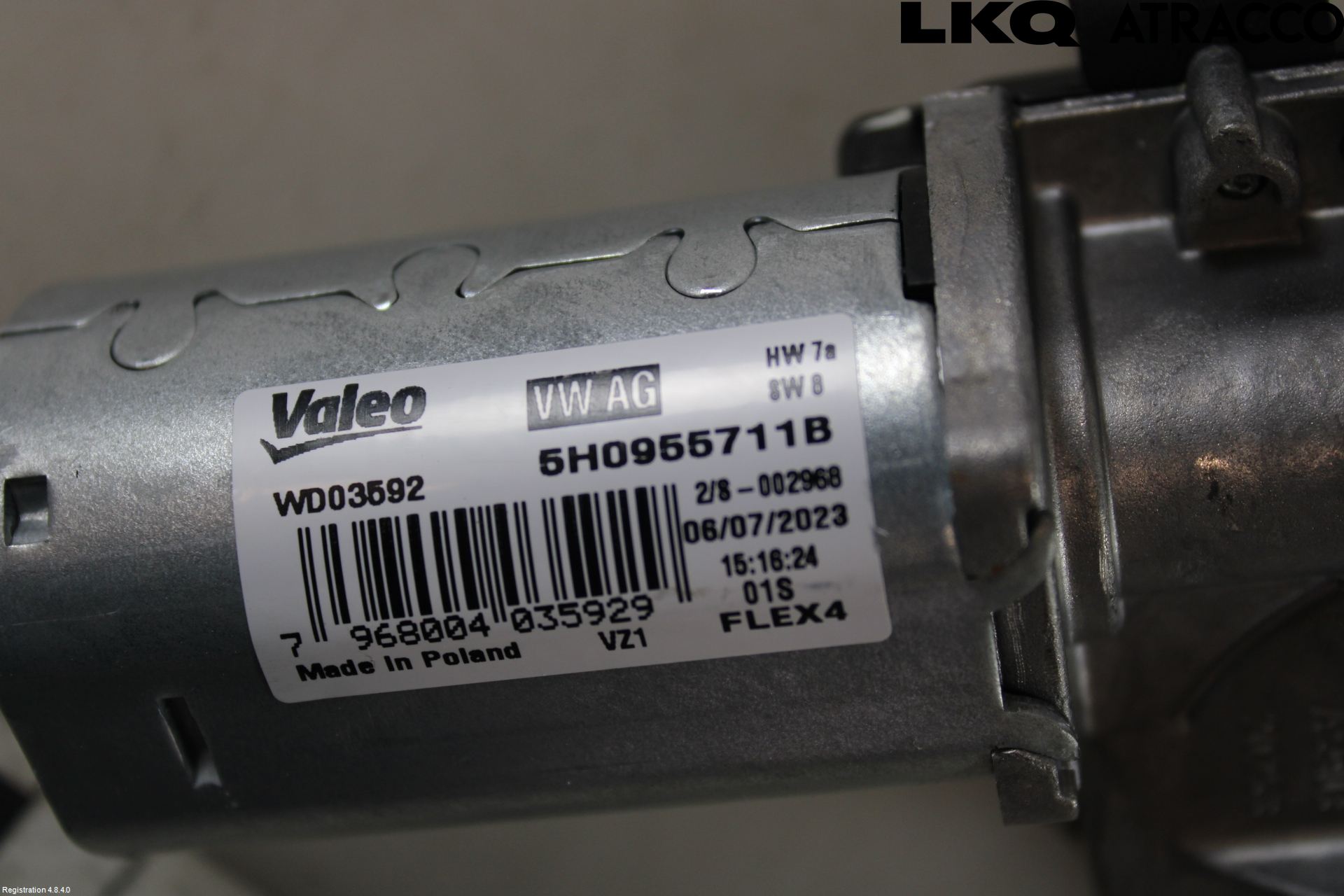 Skoda OCTAVIA (NX) 20- Torkarmotor Baklucka