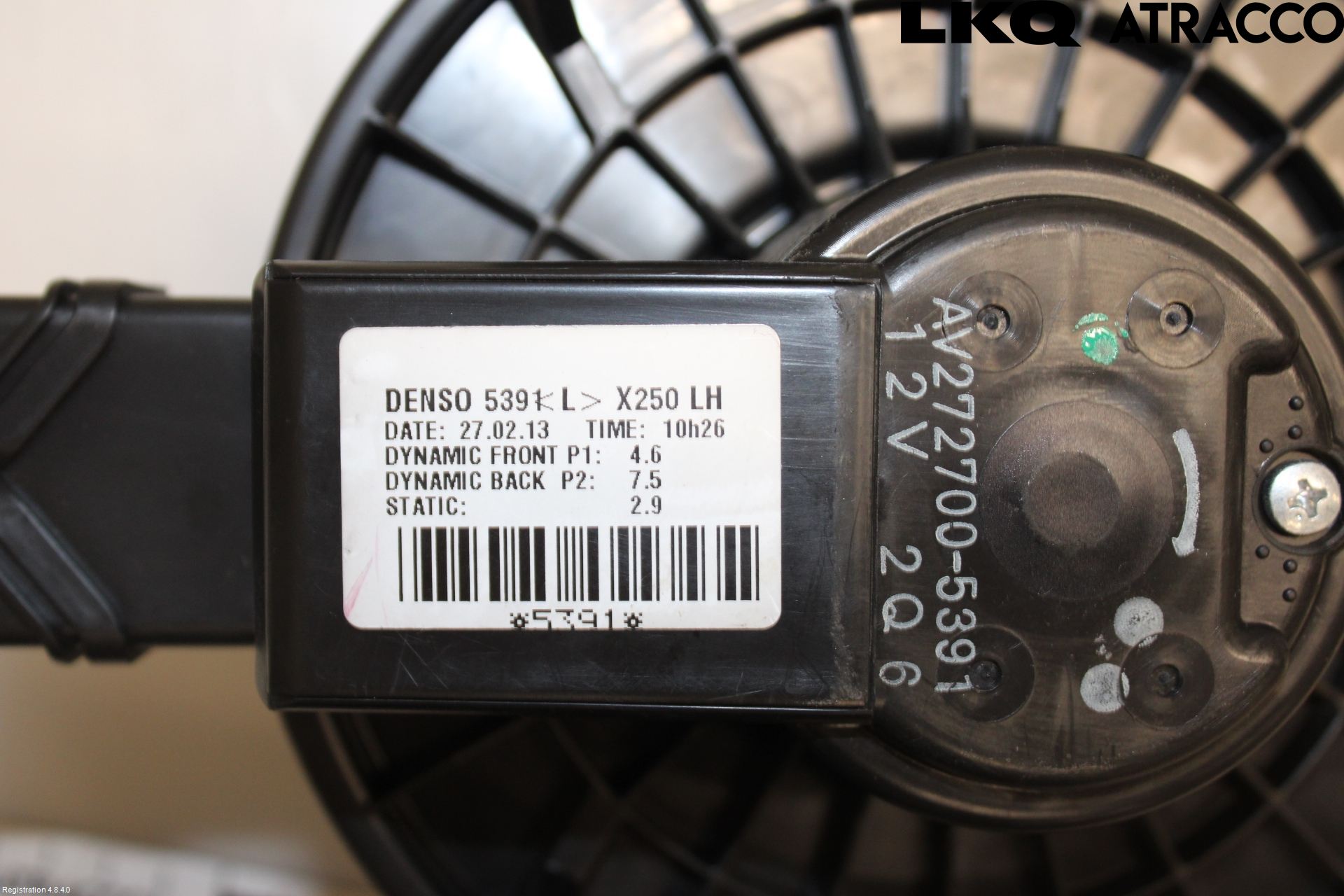 Jaguar XJ X351        10- Värmefläkt