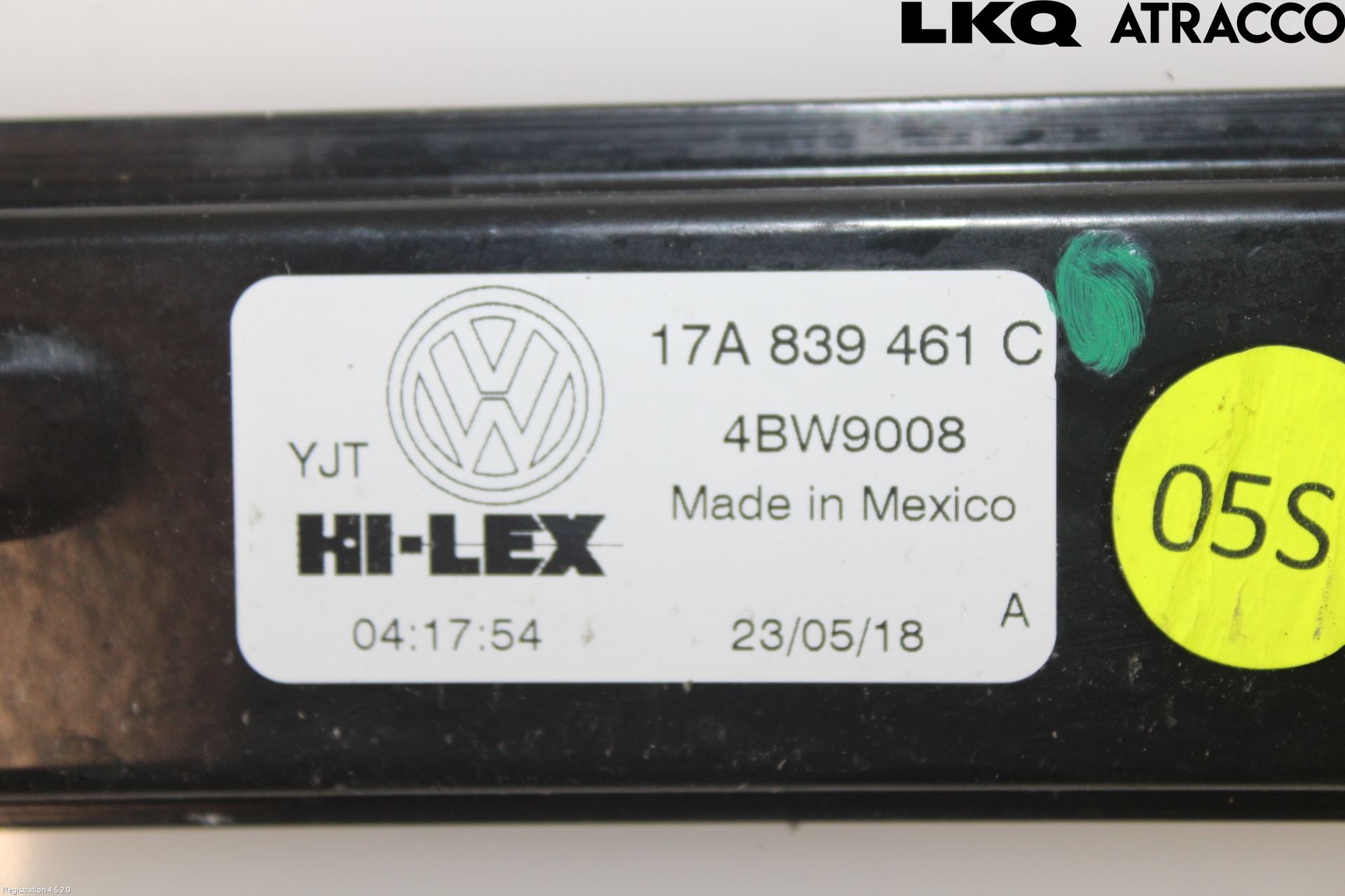 Volkswagen VW JETTA VI 11- Fönsterhiss El Kompl