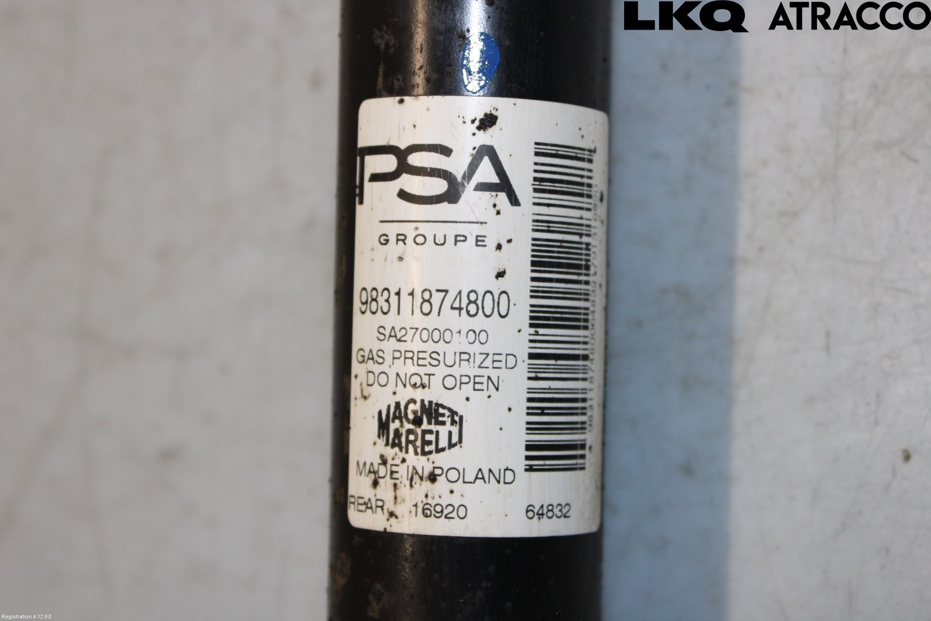 Peugeot 208/E-208 20- Stötdämpare Bak