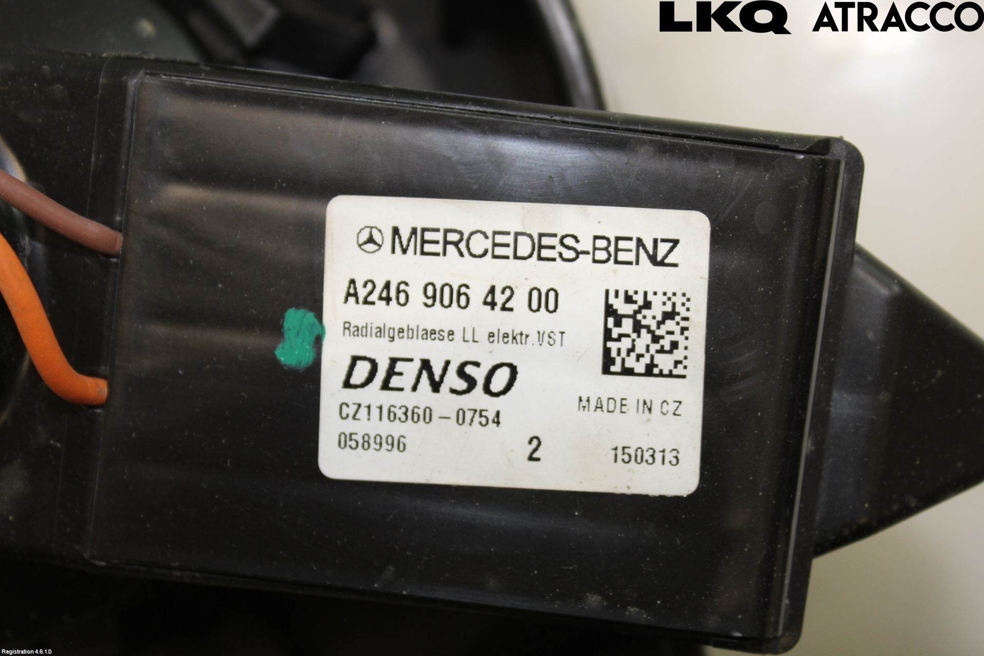 Mercedes-Benz MB B-KLASS (W246/W242) 12-19 Värmefläkt