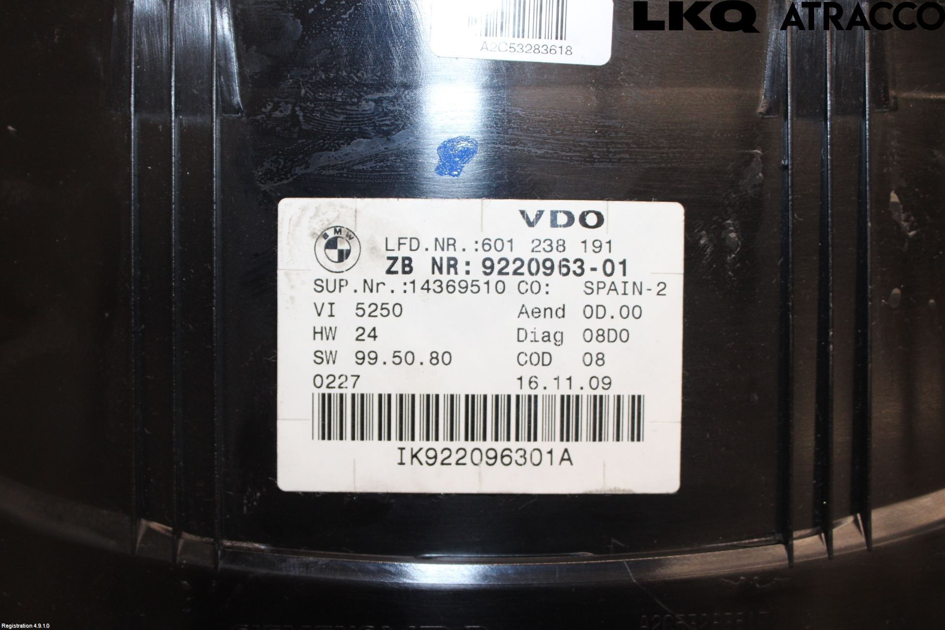 BMW 3 E90/91 SED/TOU 05-12 Instrument Komb